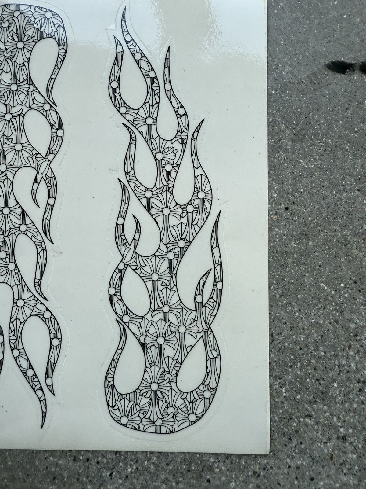 CHROME HEARTS STICKER SHEET