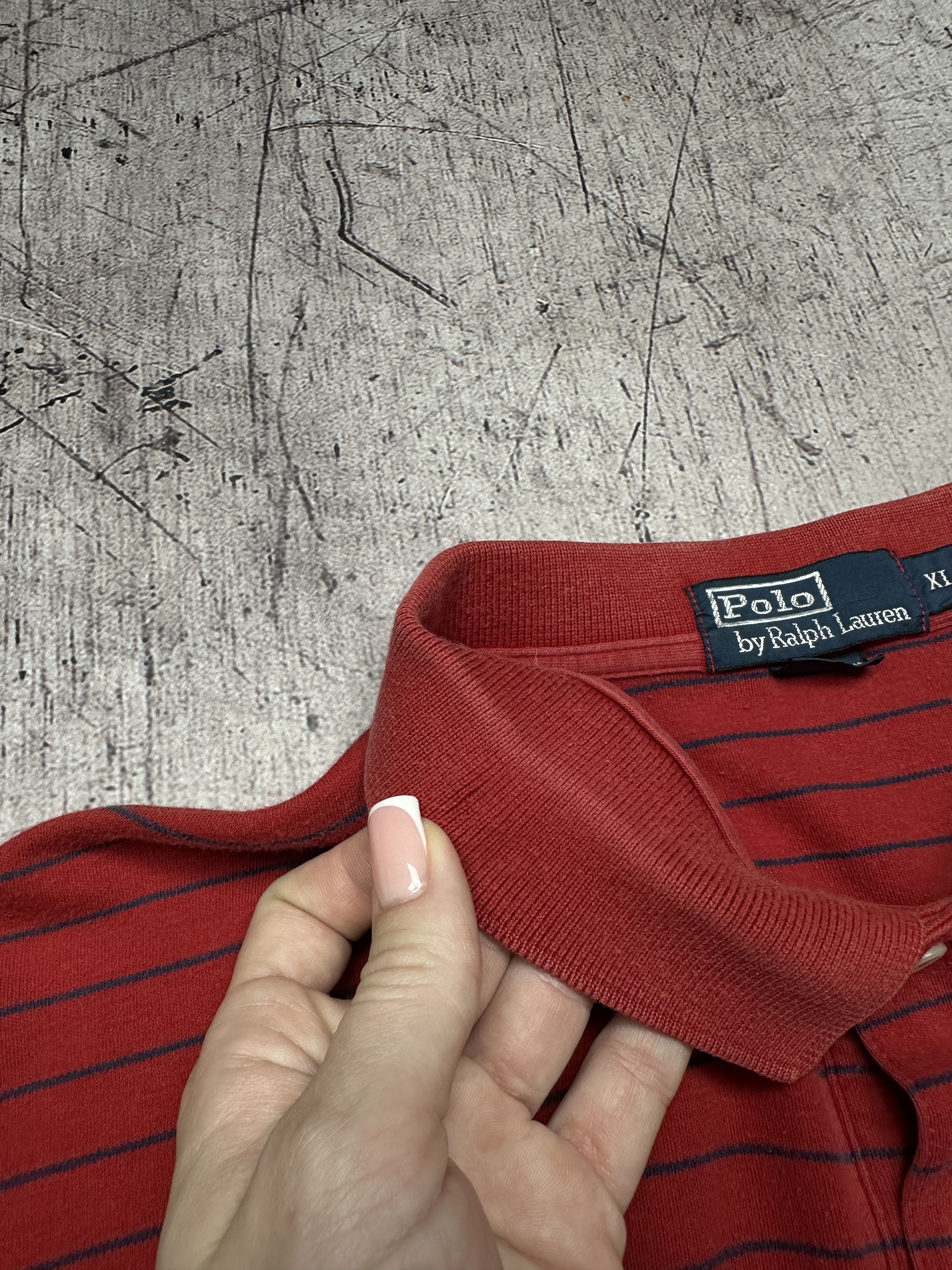Polo Ralph Lauren Polo Ralph Lauren Vintage Mens Striped Polo Shirt Size US XL / EU 56 / 4 - 5 Thumbnail