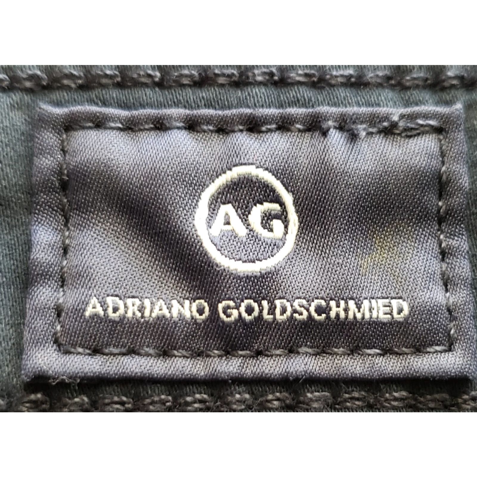 Vintage VINTAGE AG Adriano Goldschmied The Prima Cigarette Leg Jeans Womens 25R Dark Blue Velvety Stretch Material Slim Ankle Jegging 26 Inseam Women Size 42" / US 20 - 5 Thumbnail
