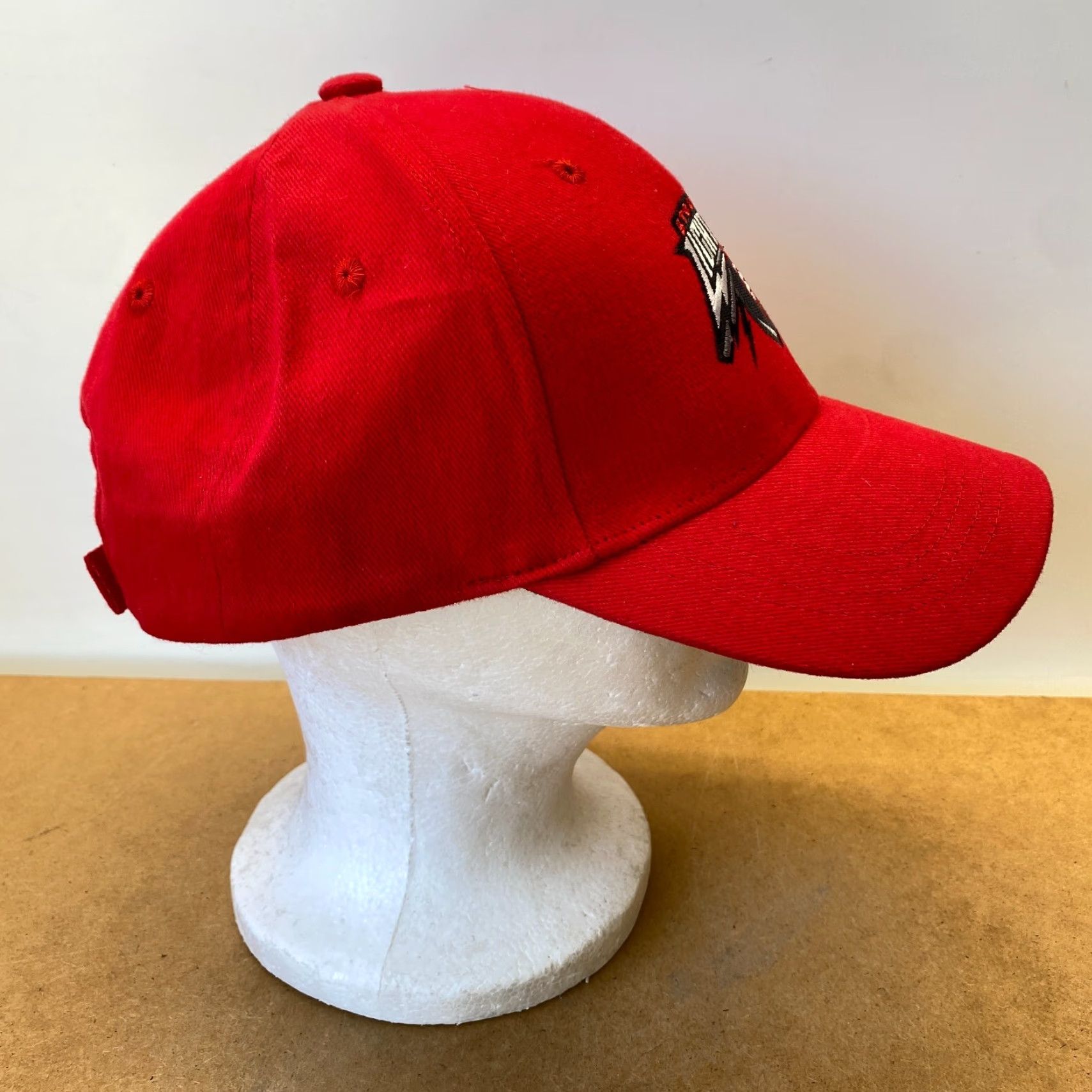 Vintage Kick 10 Pro Gear Stockton Lightning Dad Hat Red One Size Unisex Adults Baseball Cap FAST SHIPPING Size ONE SIZE - 5 Thumbnail