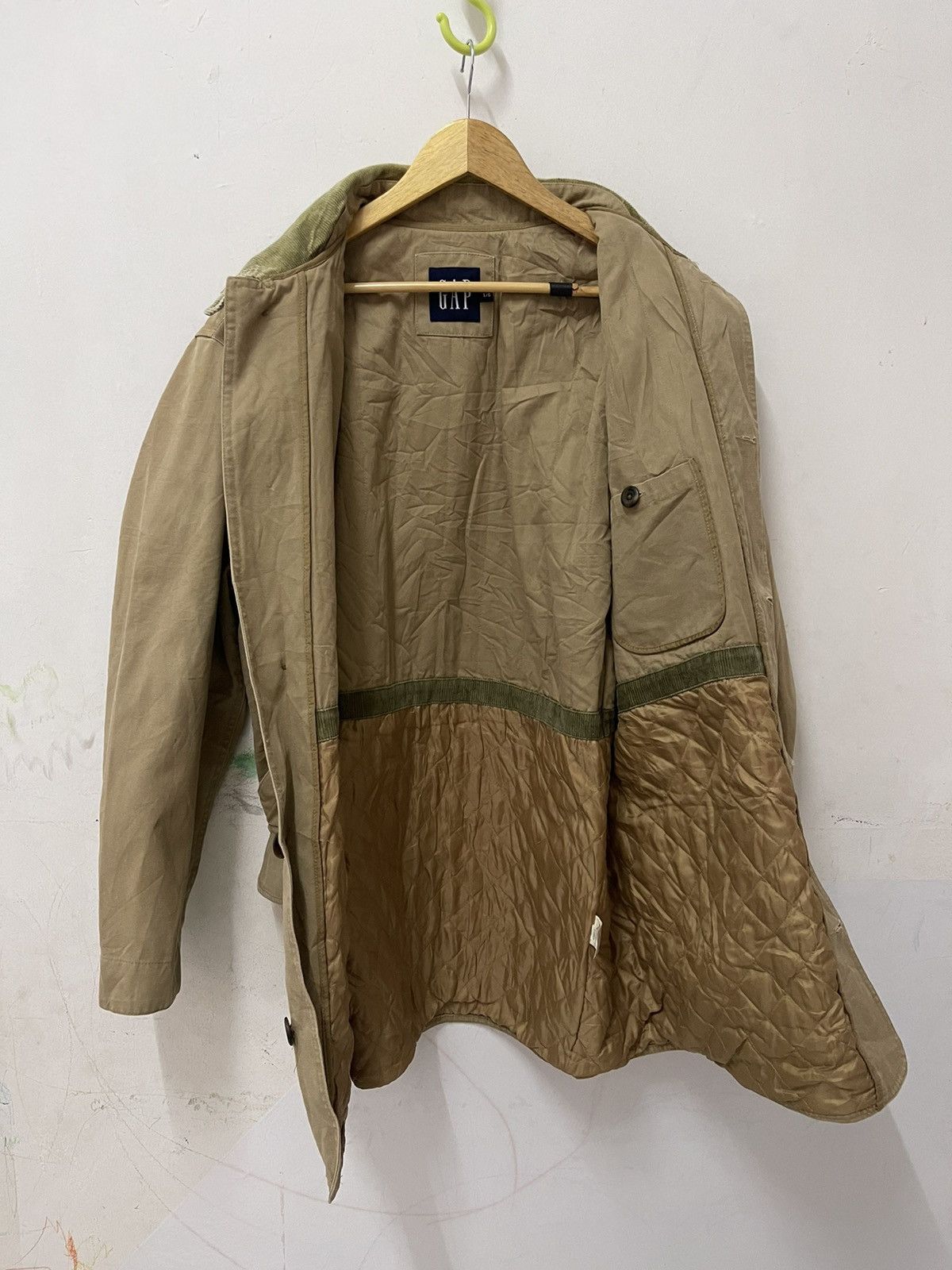 Gap Vintage GAP Canvas Barn Jacket - Corduroy Collar (90s/Y2K) Size US L / EU 52-54 / 3 - 3 Thumbnail