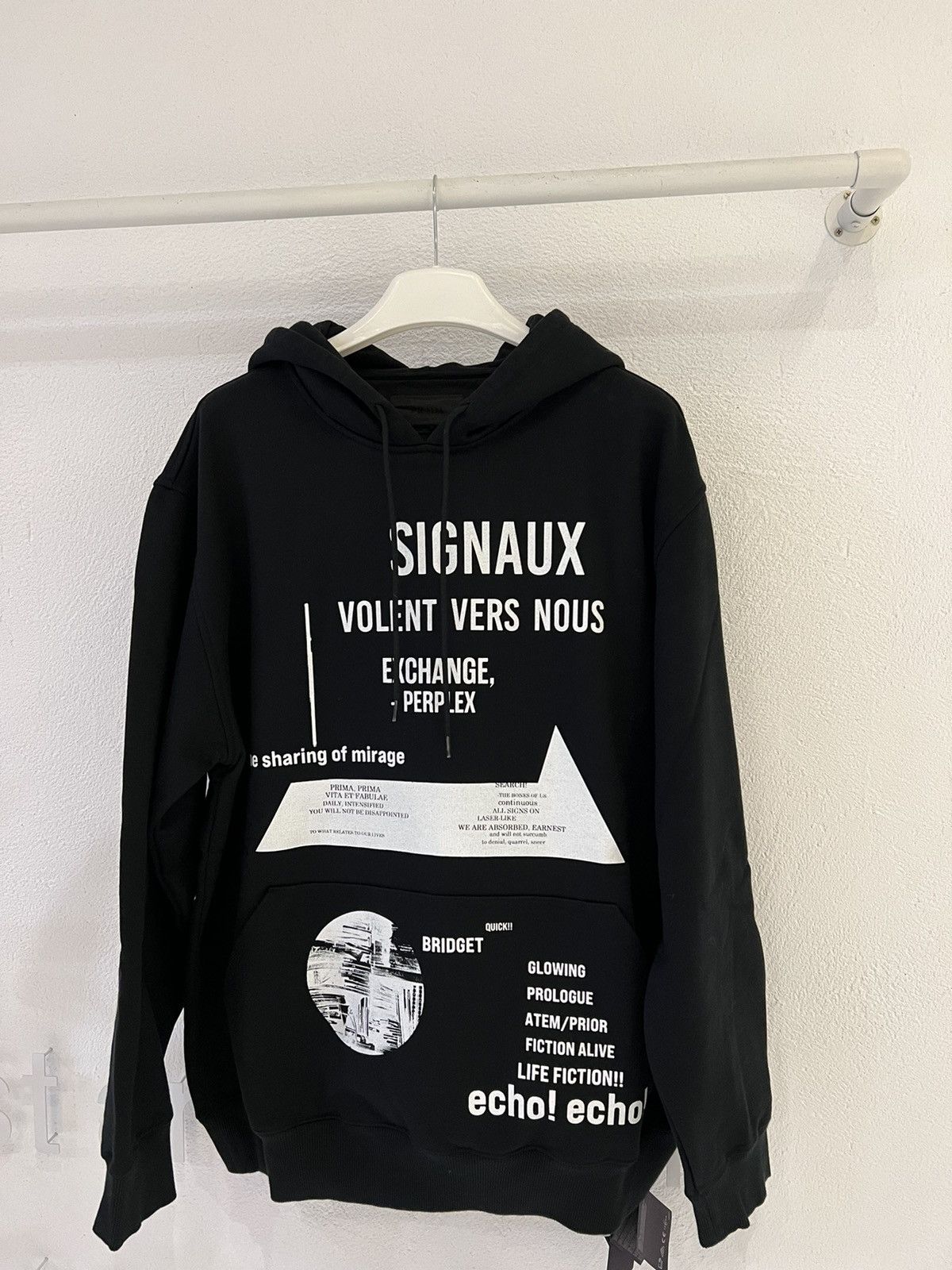 Prada × Raf Simons Prada logo hoodies by raf Size US M / EU 48-50 / 2 - 2 Thumbnail