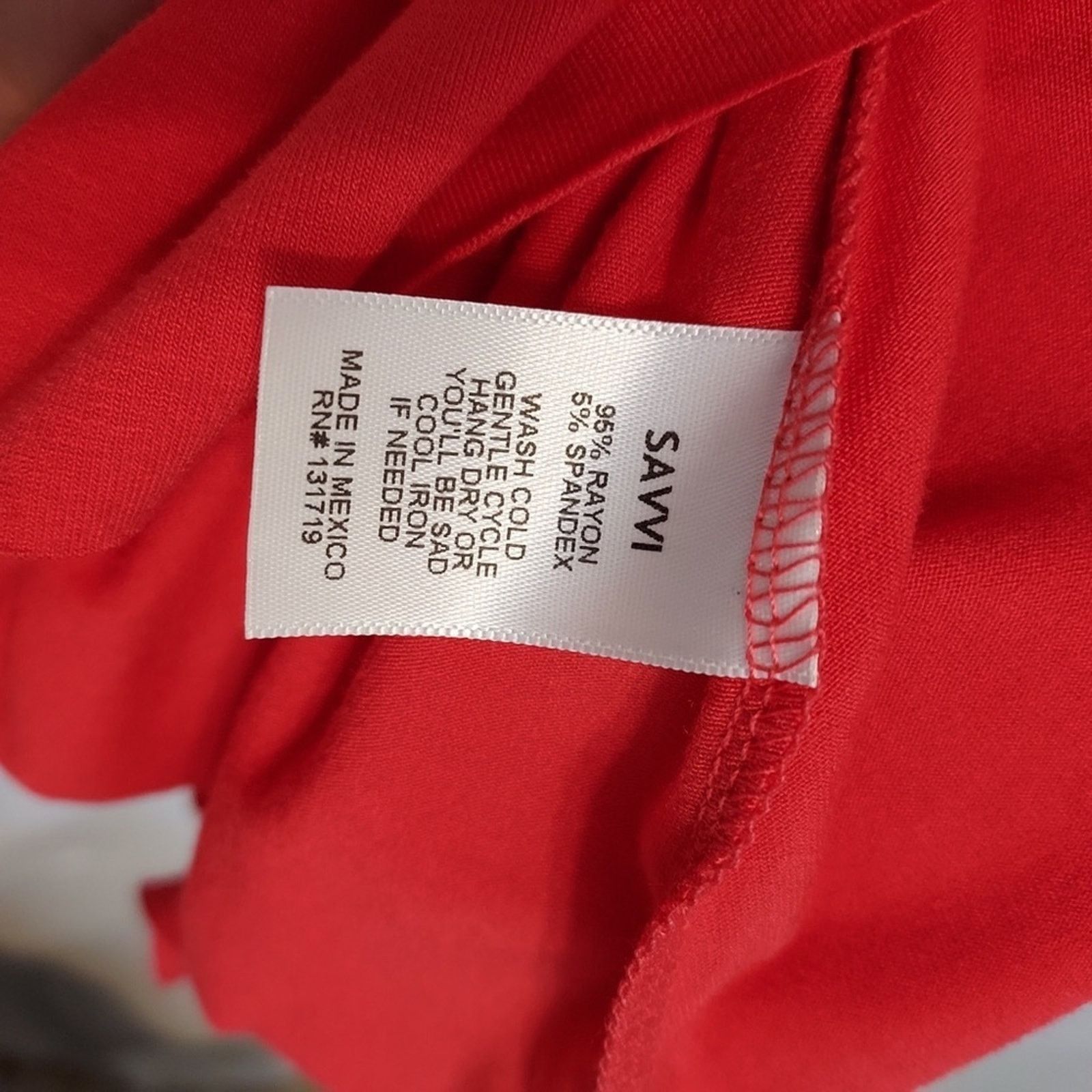 Other NWT Savvi Sage Tank Coral Reversible Handkerchief Shirt Top Size XL / US 12-14 / IT 48-50 - 5 Thumbnail