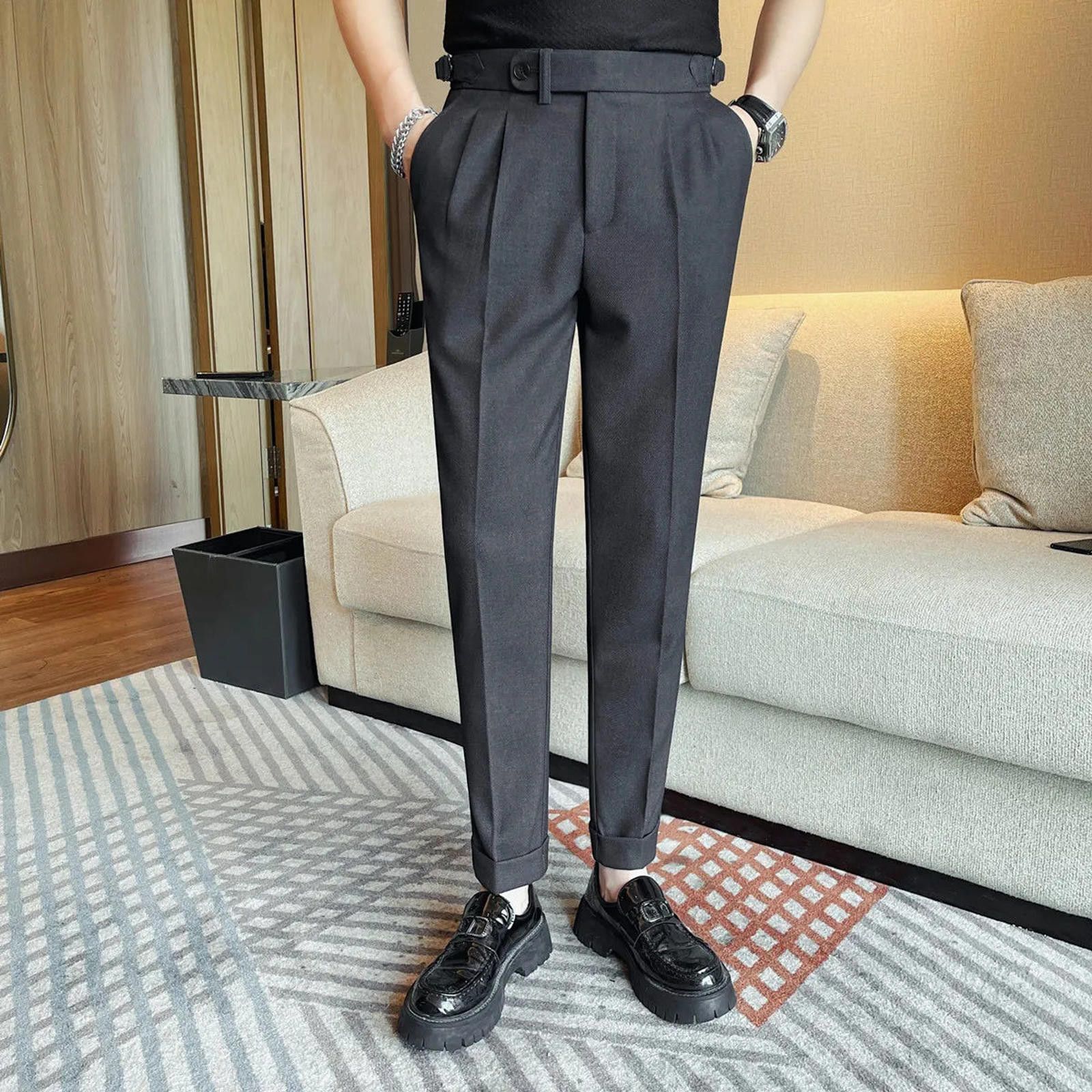 Other Ankle Length Slim Fit Dress Pants Size US 32 / EU 48 - 4 Thumbnail