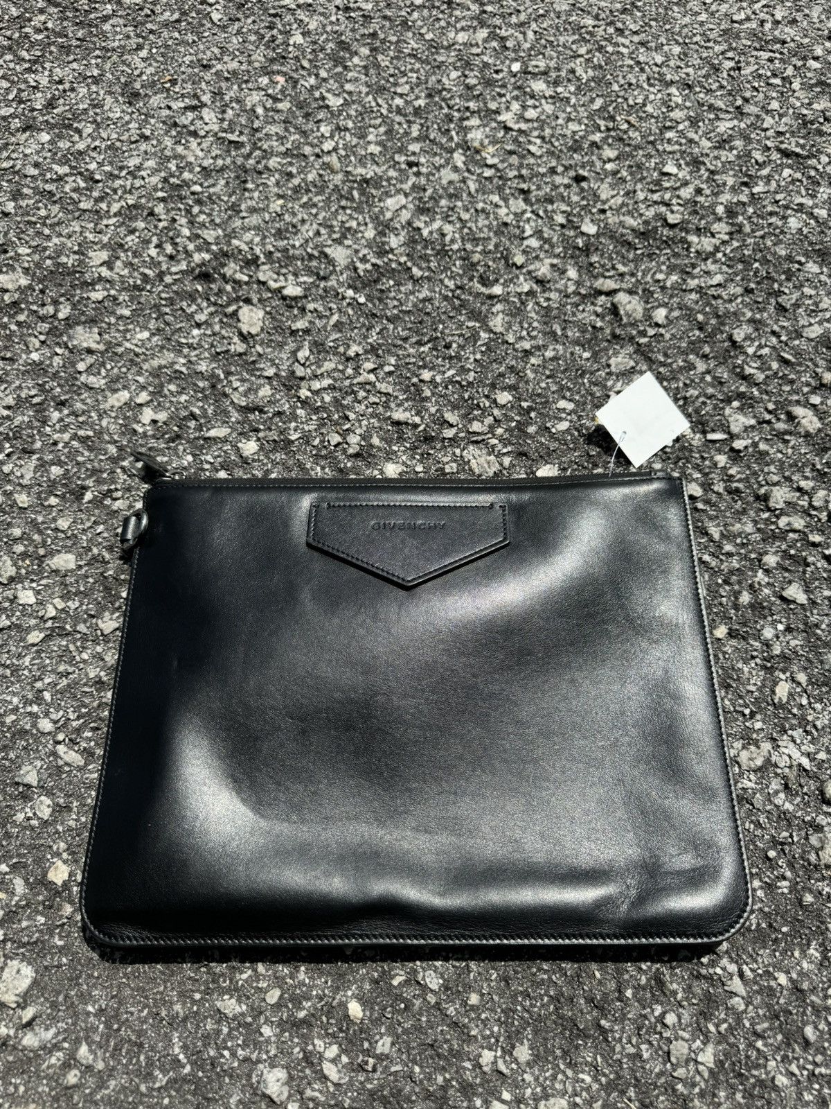 Givenchy Givenchy Men's Leather Clutch Bag Black Size ONE SIZE - 1 Thumbnail