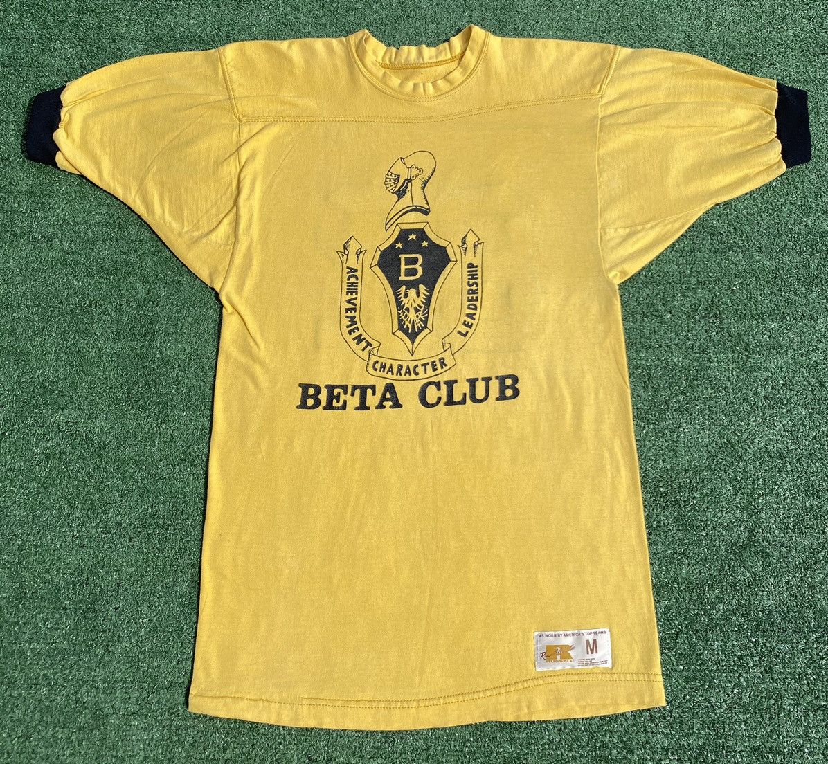 Russell Athletic Vintage 70’s Russell Athletic Gold Tag Beta Club T-Shirt XS Size US XS / EU 42 / 0 - 1 Thumbnail