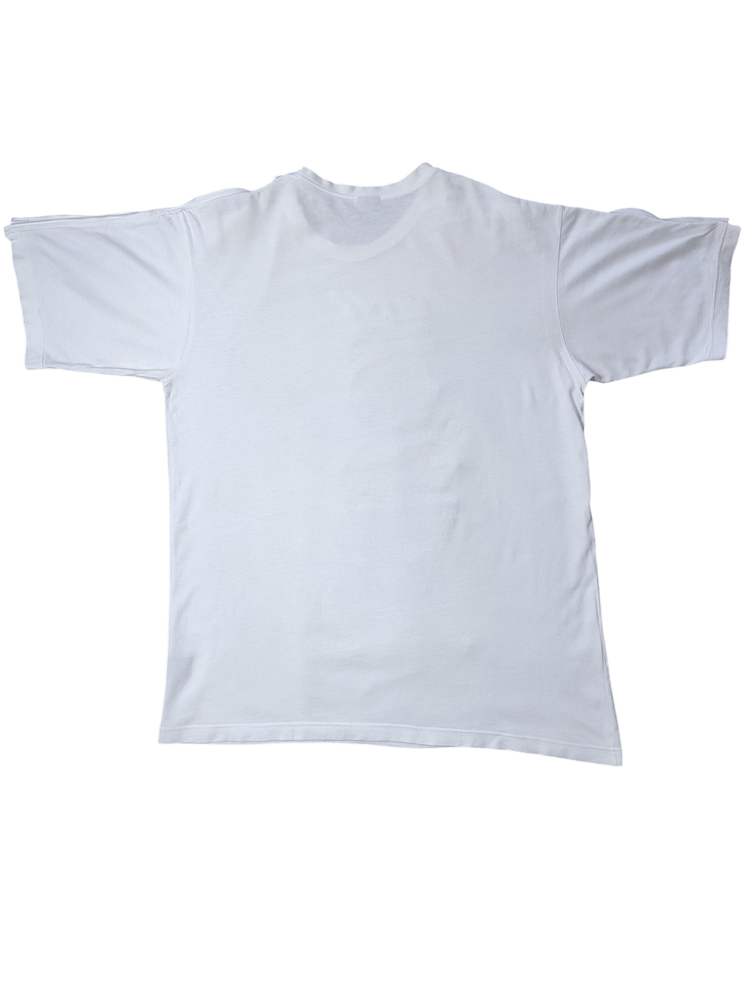 KTZ KTZ Kokon To Zai White Embroidered Rocket Graphic Flag Tee Size US S / EU 44-46 / 1 - 7 Thumbnail