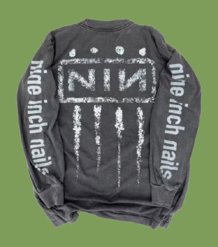 FOR OTHERS Fansmade Nine Inch Nails The Downwrad Spiral Faded Shirt Size US L / EU 52-54 / 3 - 5 Thumbnail