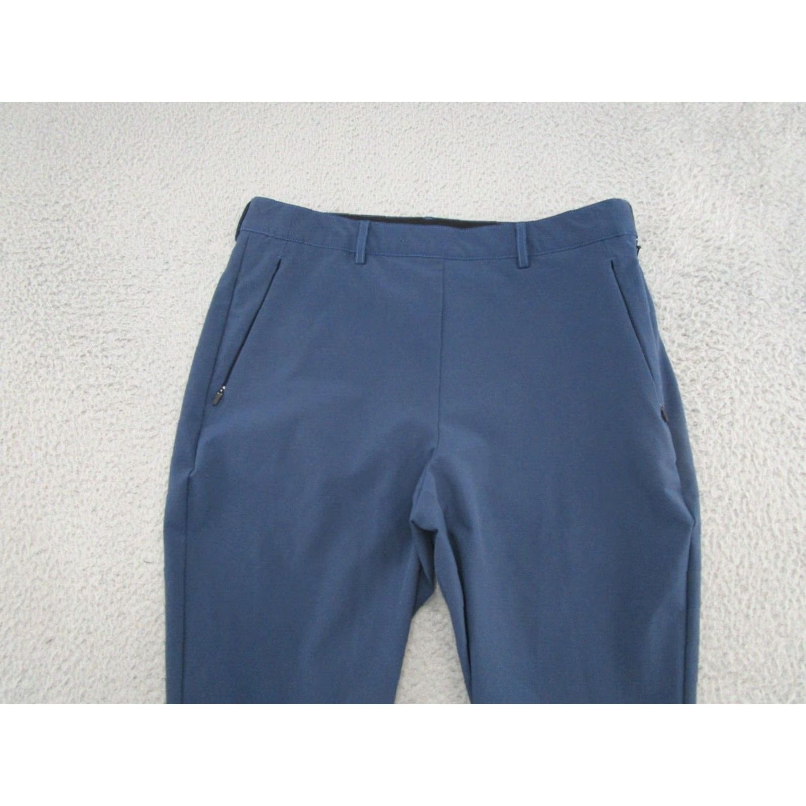 Vintage Duluth Trading Women's Side Zip Pockets Blue Stretch Athletic Pants Size 8 Size 30" / US 8 / IT 44 - 2 Thumbnail
