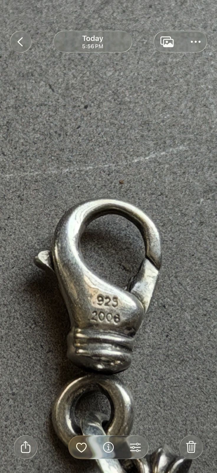 Chrome Hearts CH X Link Bracelet Size ONE SIZE - 7 Thumbnail