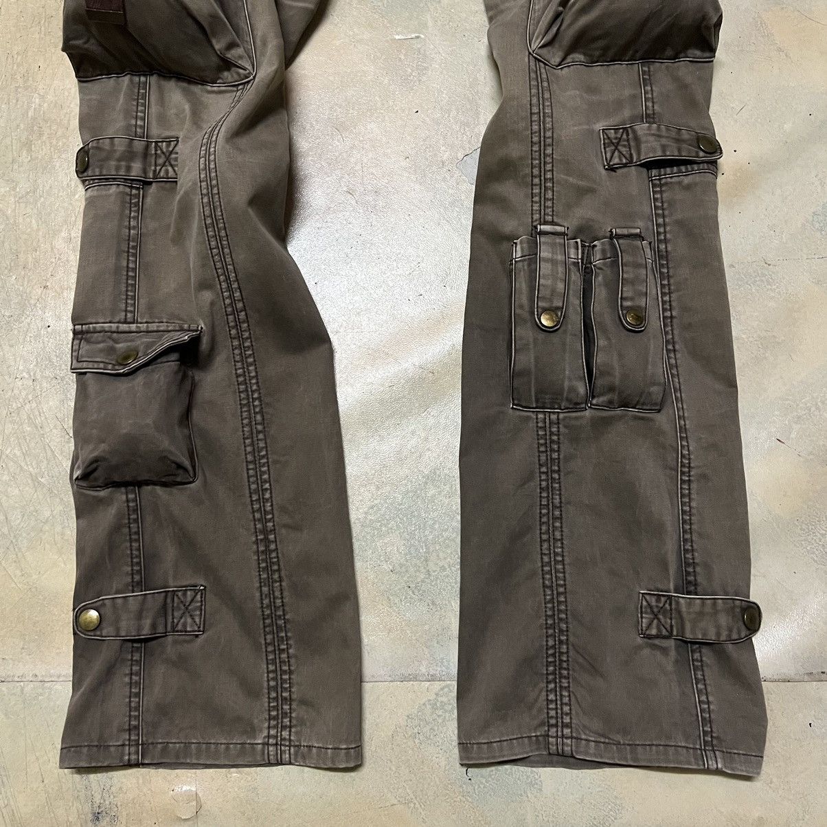 Tete Homme Tete Homme Issey Miyake Multipockets Cargo Pants Size US 29 - 5 Thumbnail