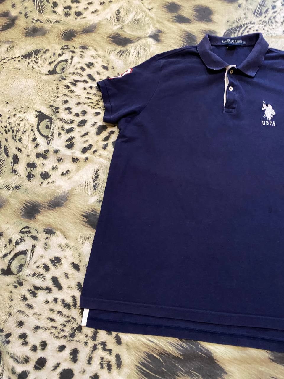 U.S. Polo Assn. USPA US Polo ASSN Shirt Short Sleeve Medium Navy PONY LOGO Size US XXL / EU 58 / 5 - 5 Thumbnail