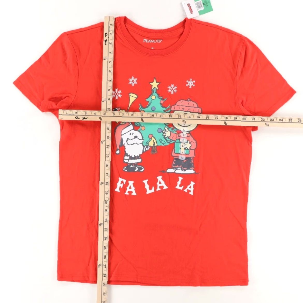 Peanuts Peanuts Christmas Solid T-Shirt Red Men's L Size US L / EU 52-54 / 3 - 3 Thumbnail
