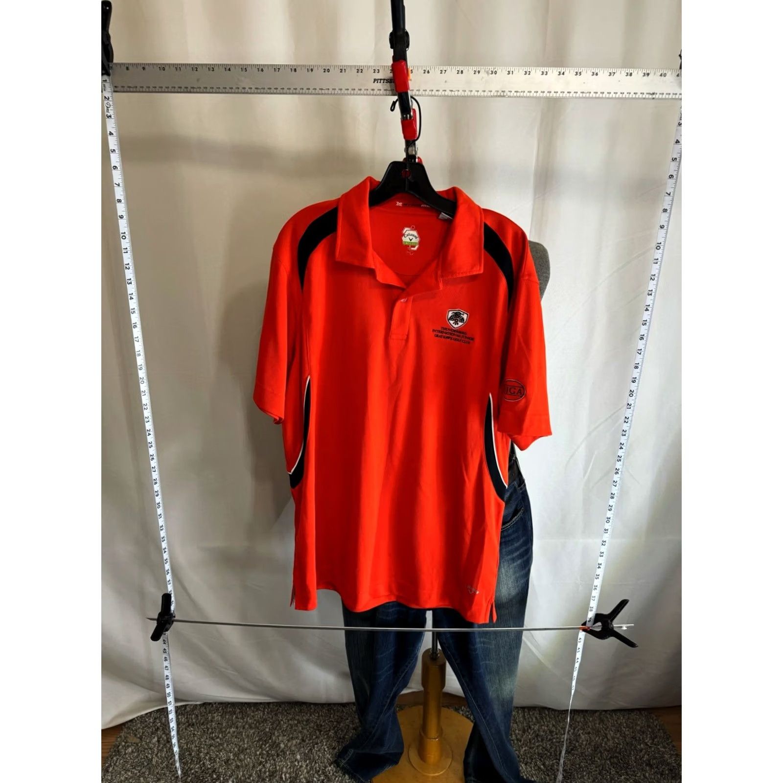 Callaway Callaway Polo Shirt Mens L Gray Hawk Thunderbird Golf Club POLO SHIRT Large L Size US L / EU 52-54 / 3 - 3 Thumbnail