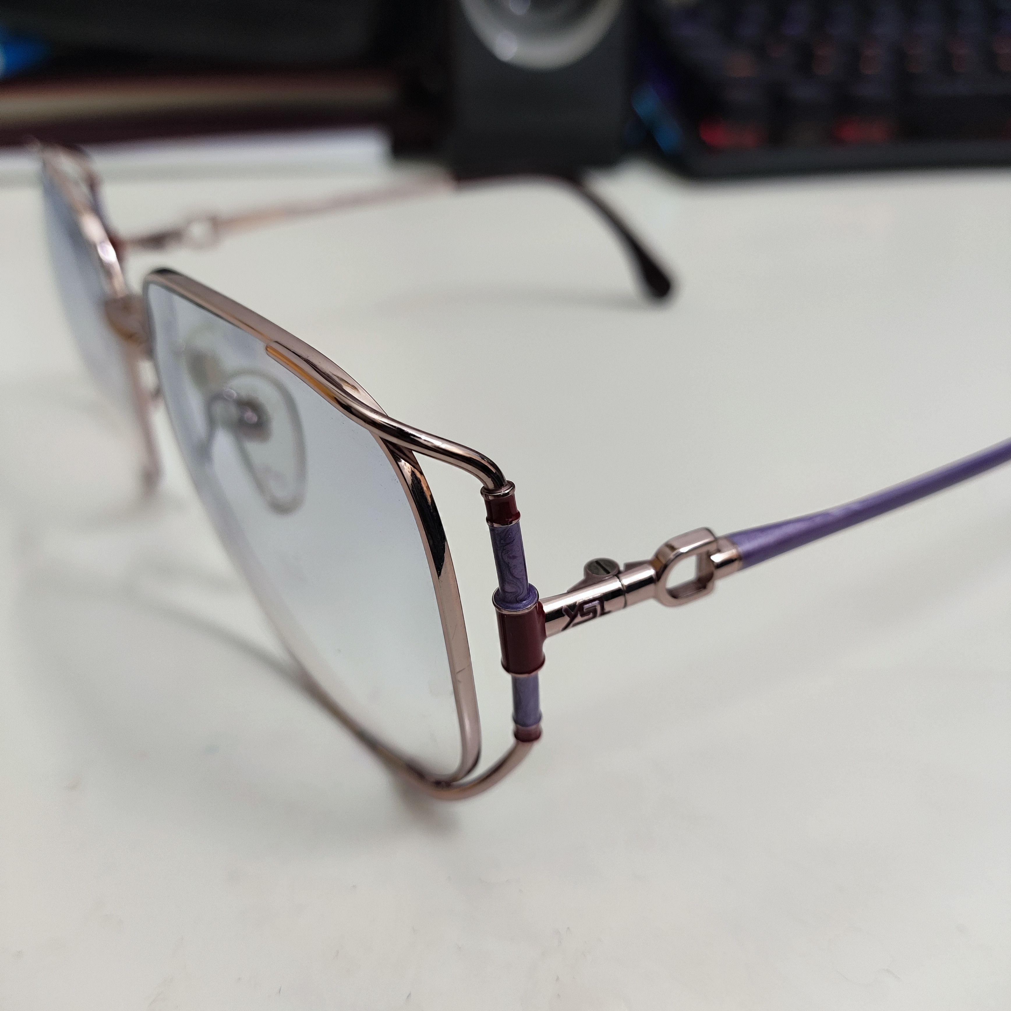 Saint Laurent Paris × Vintage × Yves Saint Laurent 31-8610 Vintage YSL Paris Glasses Eyewear Oversize Size ONE SIZE - 5 Thumbnail