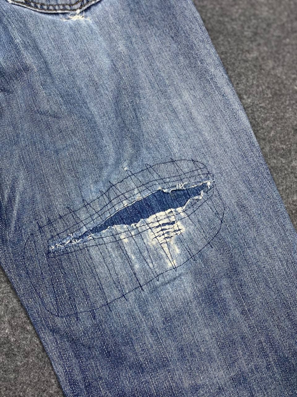 Edwin vintage edwin japan distressed reworked denim nice design Size US 38 / EU 54 - 5 Thumbnail