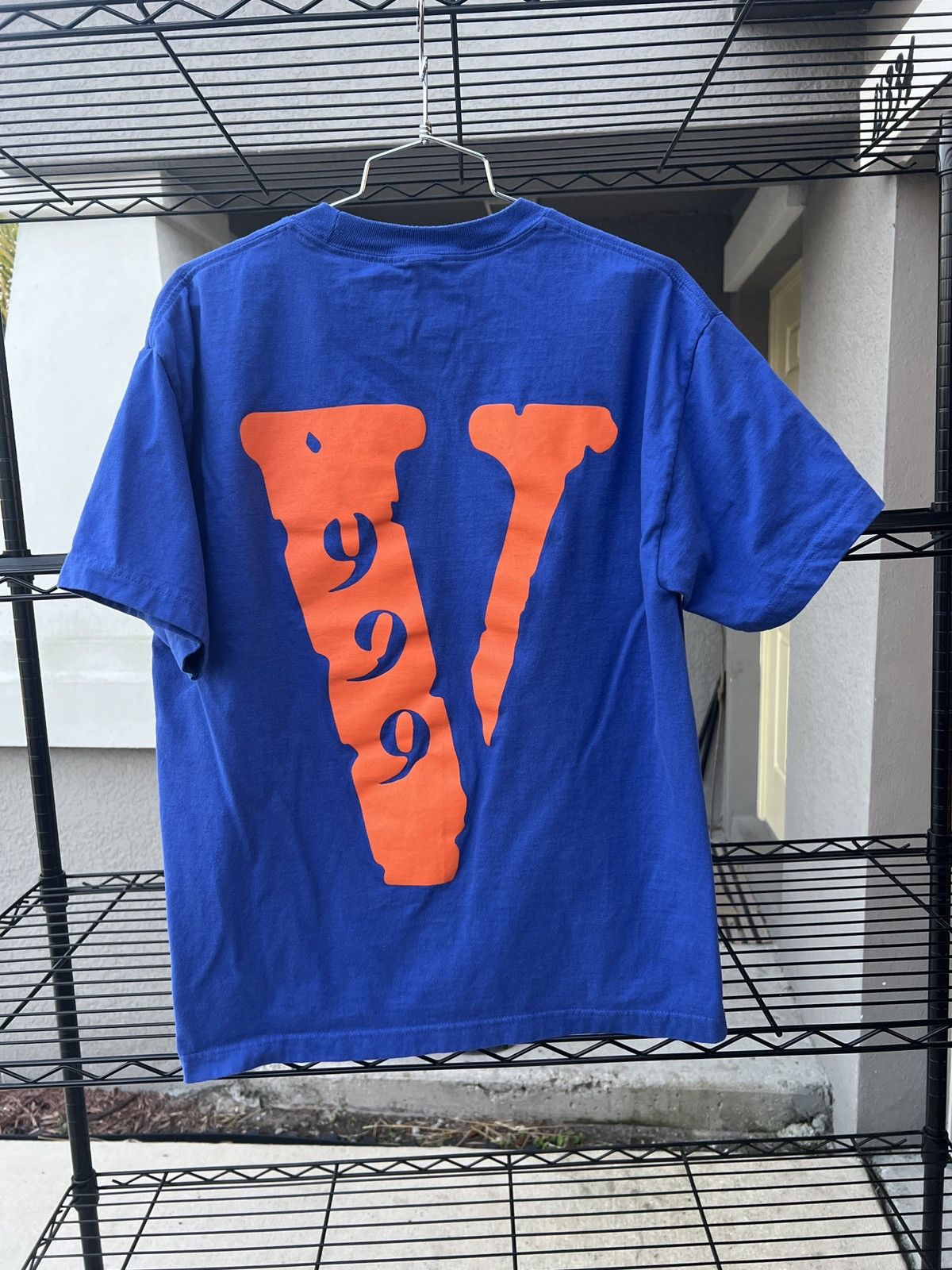 Vlone Vlone Juice Wrld 999 Tee Blue Size US M / EU 48-50 / 2 - 2 Thumbnail