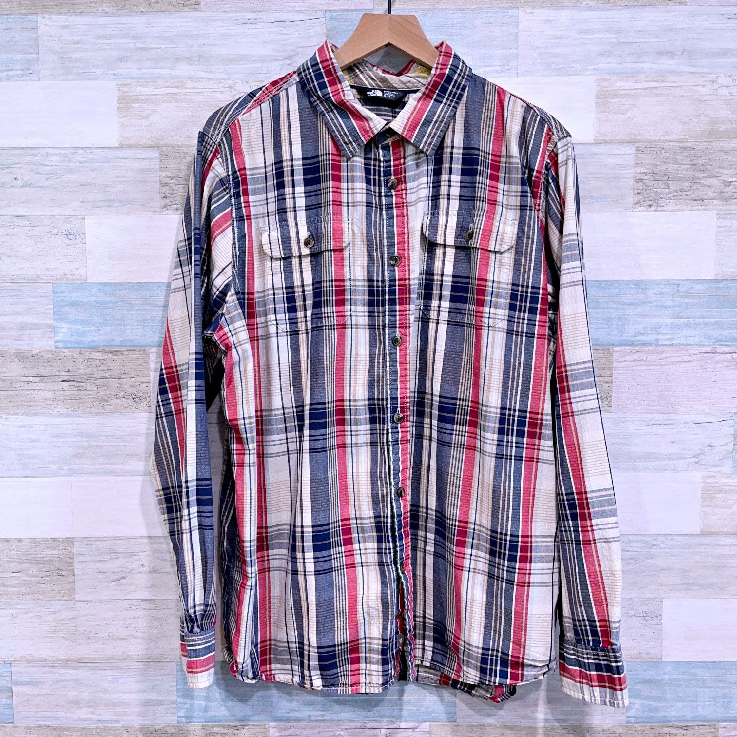 The North Face The North Face Long Sleeve Ridgecrest Shirt Plaid Ripstop XL Size US XL / EU 56 / 4 - 1 Thumbnail
