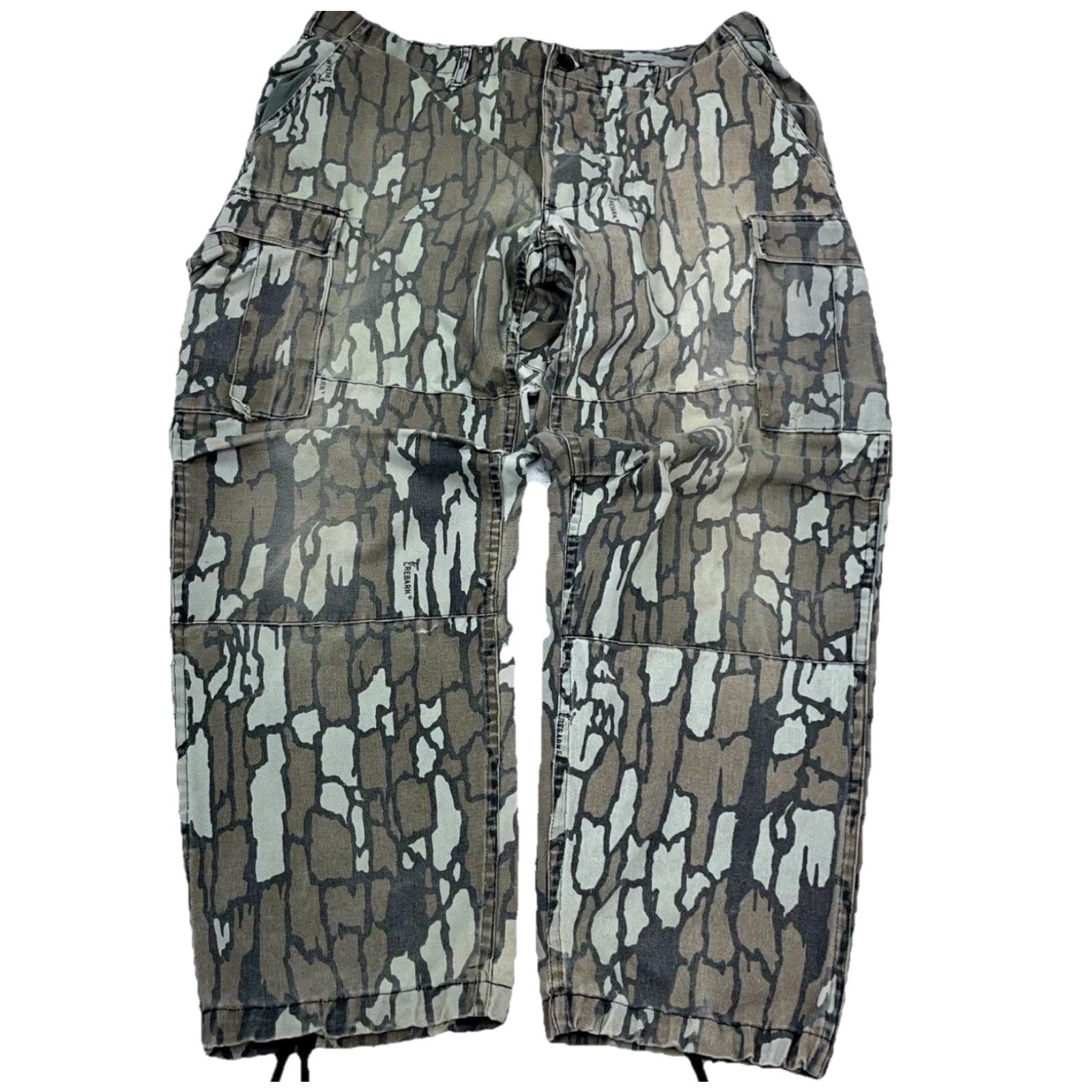 Vintage Vintage Trebark Camo Pants Men XL 40x30 Cargo Baggy Skate USA 90s Hip Hop Adult Size US 36 / EU 52 - 2 Thumbnail
