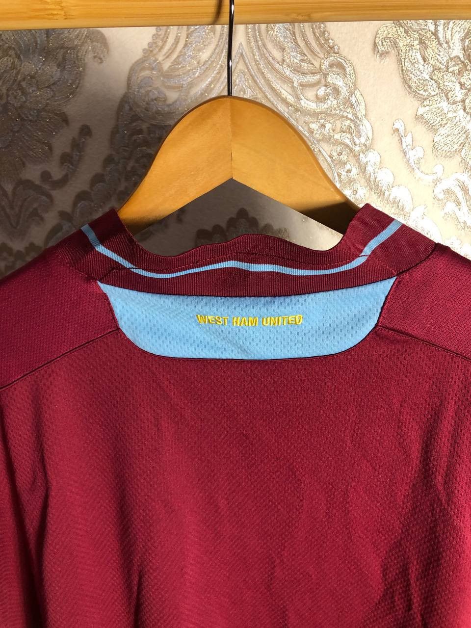 Vintage VERY RARE MACRON FC WEST HAM UNITED ENGLAND SOCCER JERSEY 90 Size US XXL / EU 58 / 5 - 5 Thumbnail