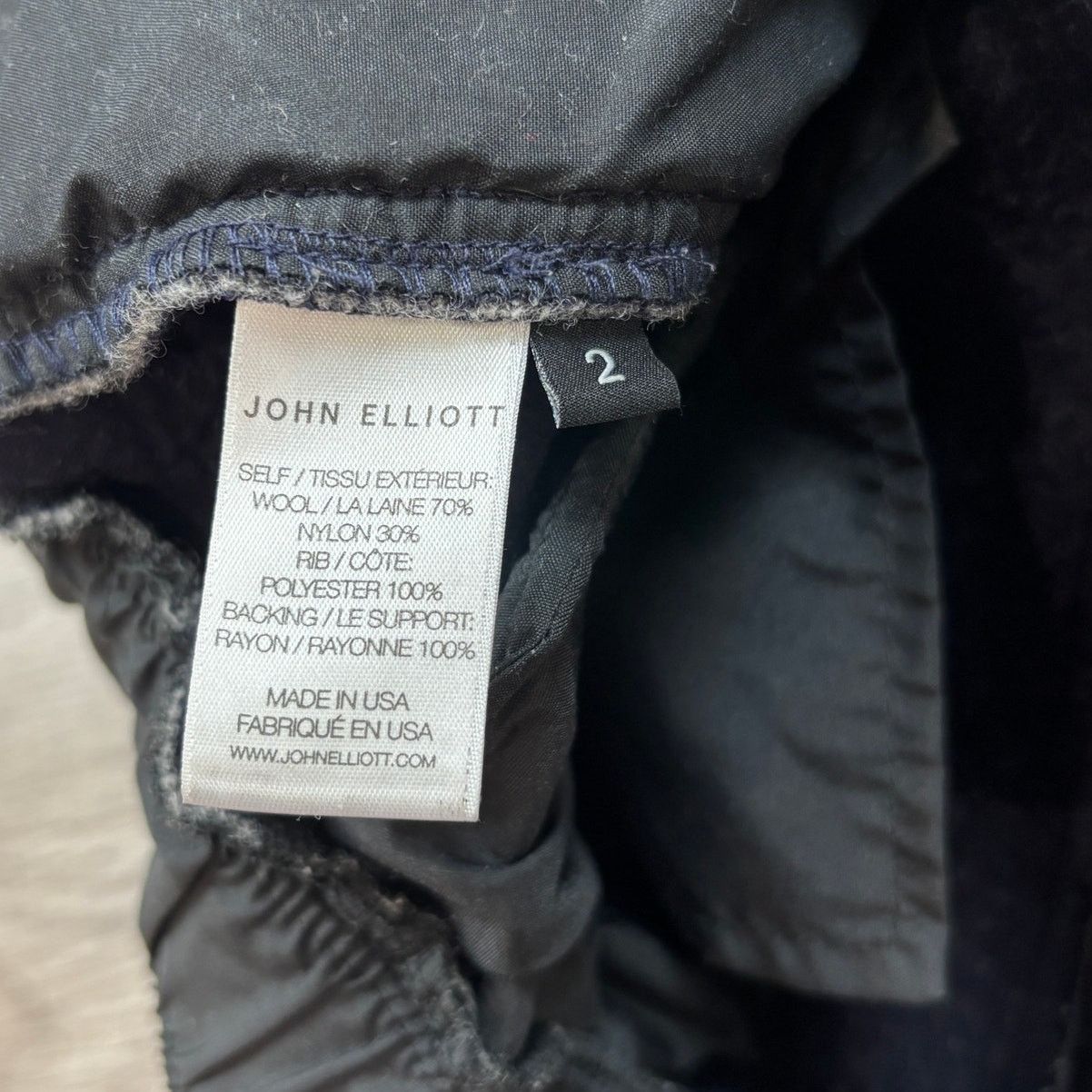 John Elliott John Elliott Richmond Himalayan Wool Belted Pants Men's 2 Size US 30 / EU 46 - 8 Thumbnail