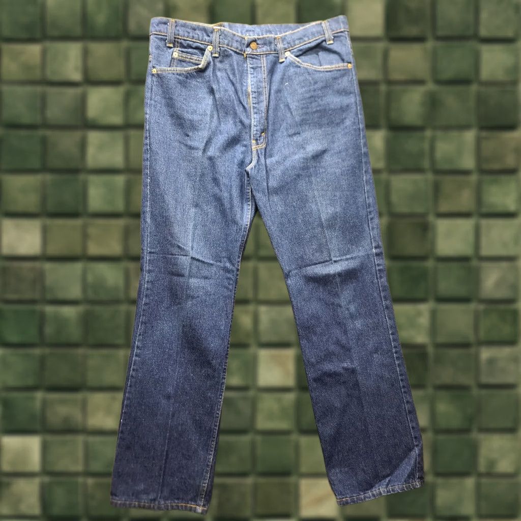 Levi's VINTAGE Levi's 517 Jeans Mens 38x30 Orange Tab Classic Bootcut USA Deadstock 80s Size US 38 / EU 54 - 1 Thumbnail
