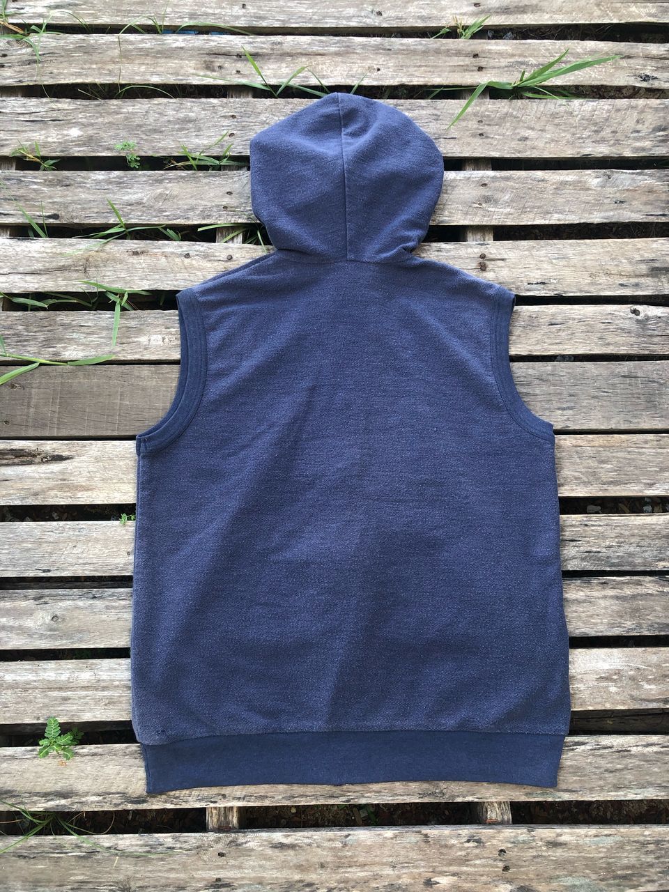 Nike × Vintage Vintage 90s Nike Zipper Vest Hoodie Size US M / EU 48-50 / 2 - 2 Thumbnail