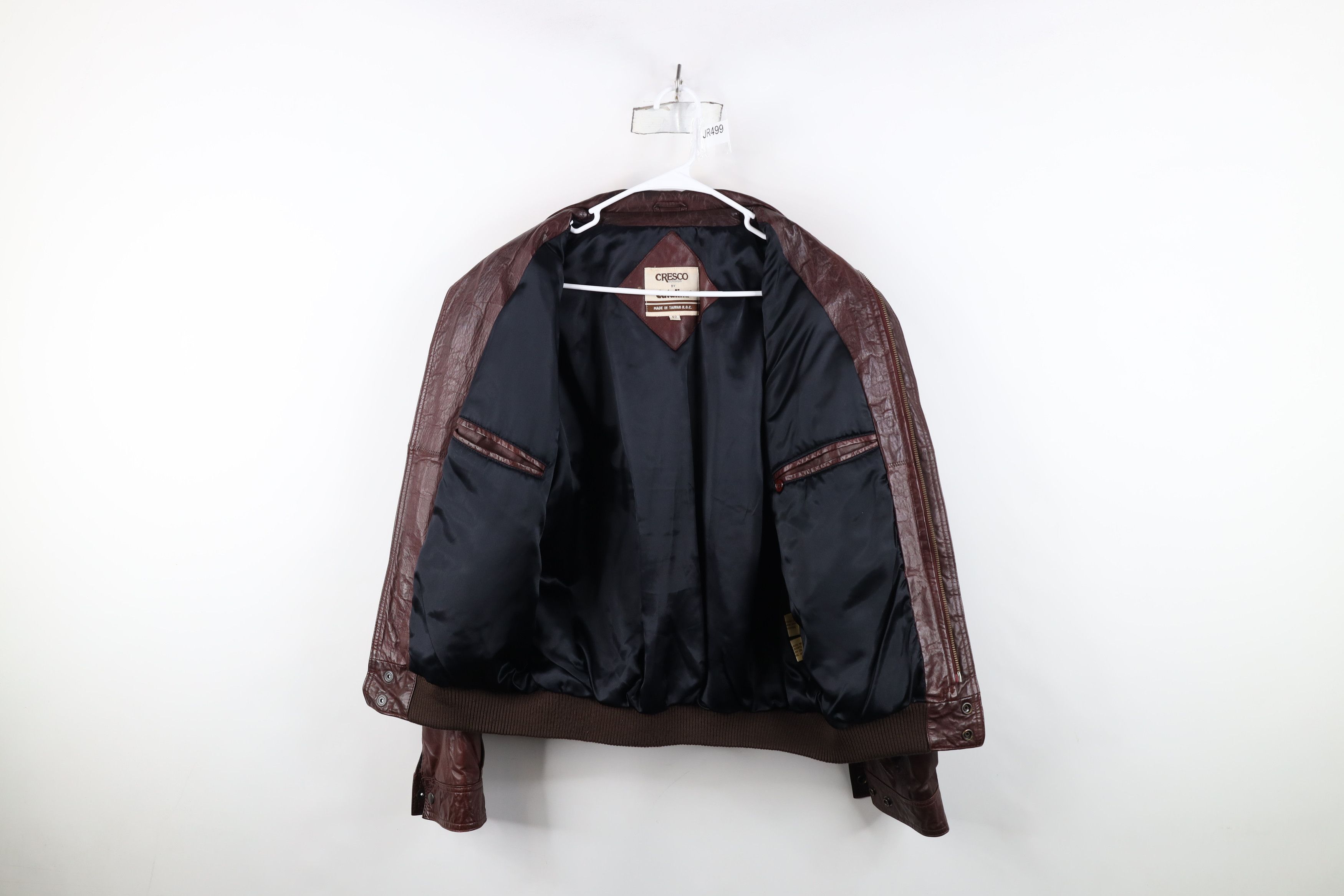 Vintage Vintage 70s Streetwear Catalina Bomber Jacket Oxblood Size US XL / EU 56 / 4 - 10 Thumbnail