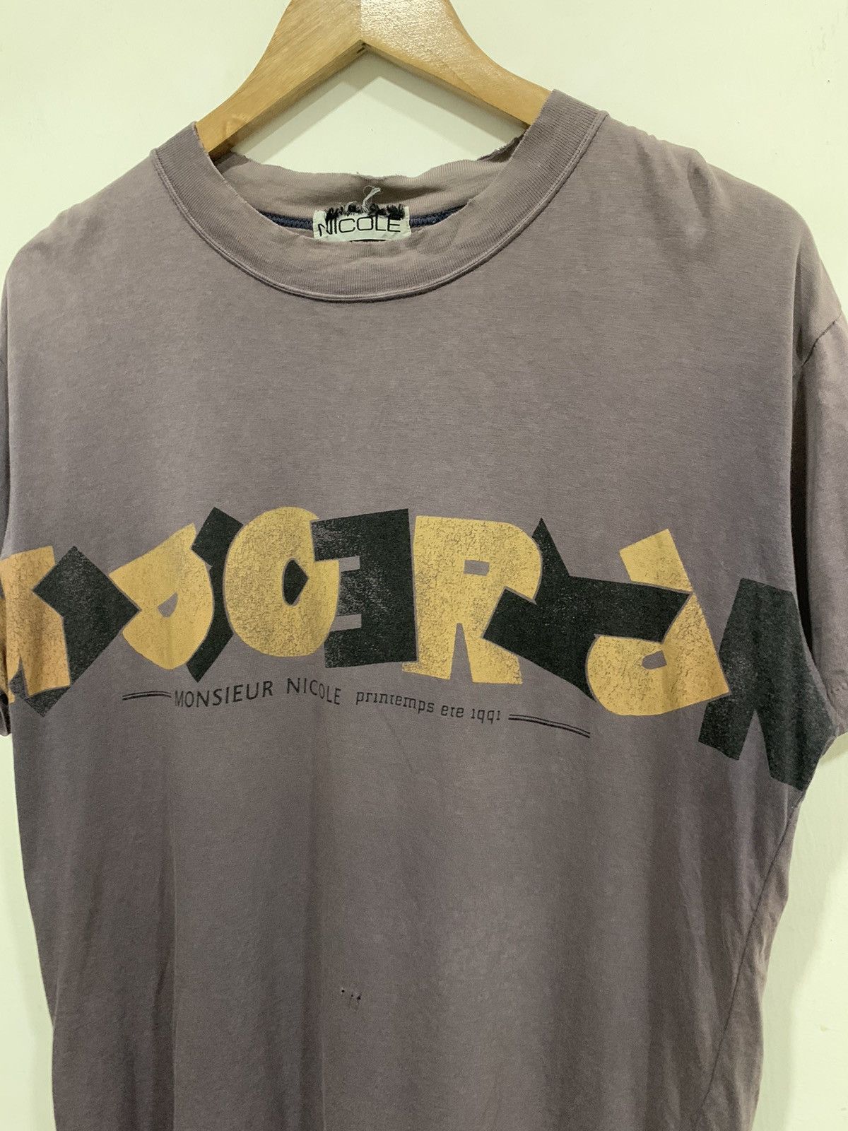 Other Vintage monsieur nicole faded distressed Tshirt Size US M / EU 48-50 / 2 - 2 Thumbnail