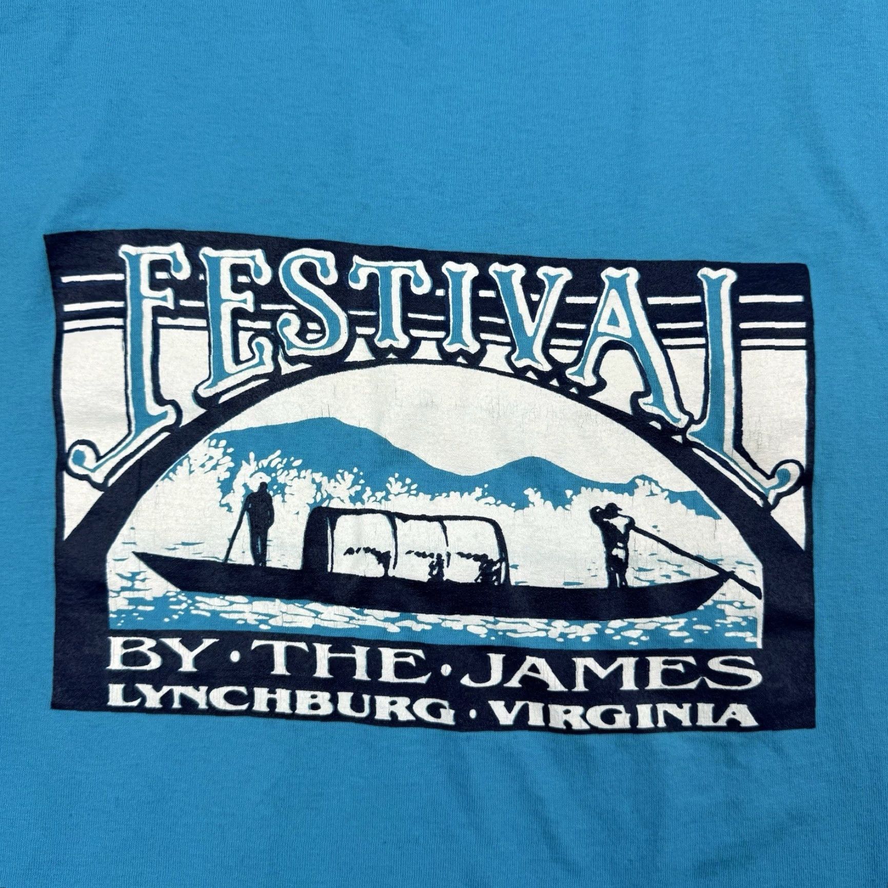 Vintage VINTAGE Festival James T Shirt Adult Large Lynchburg Virginia Party Event Shirt Size US L / EU 52-54 / 3 - 2 Thumbnail