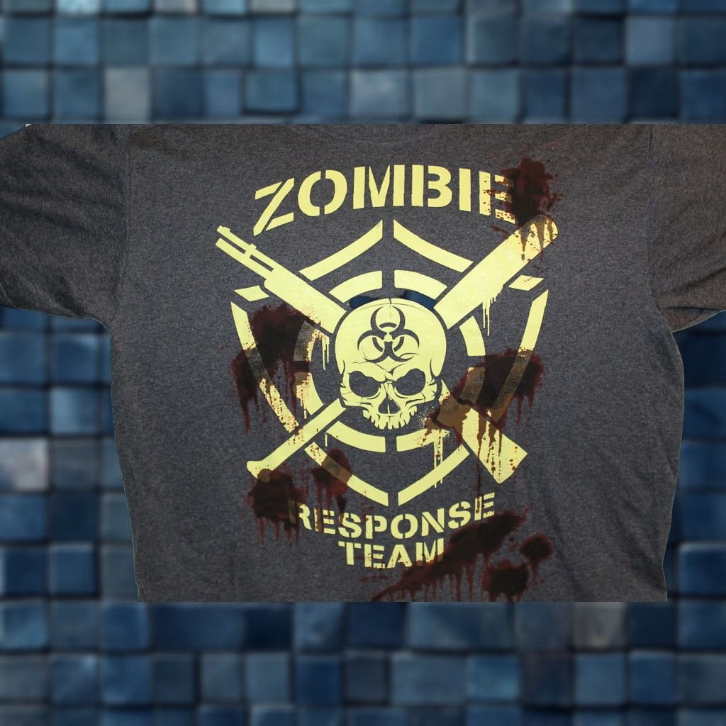 Vintage VINTAGE ZOMBIE RESPONSE TEAM SKULL BIOHAZARD T-SHIRT Size US M / EU 48-50 / 2 - 1 Thumbnail