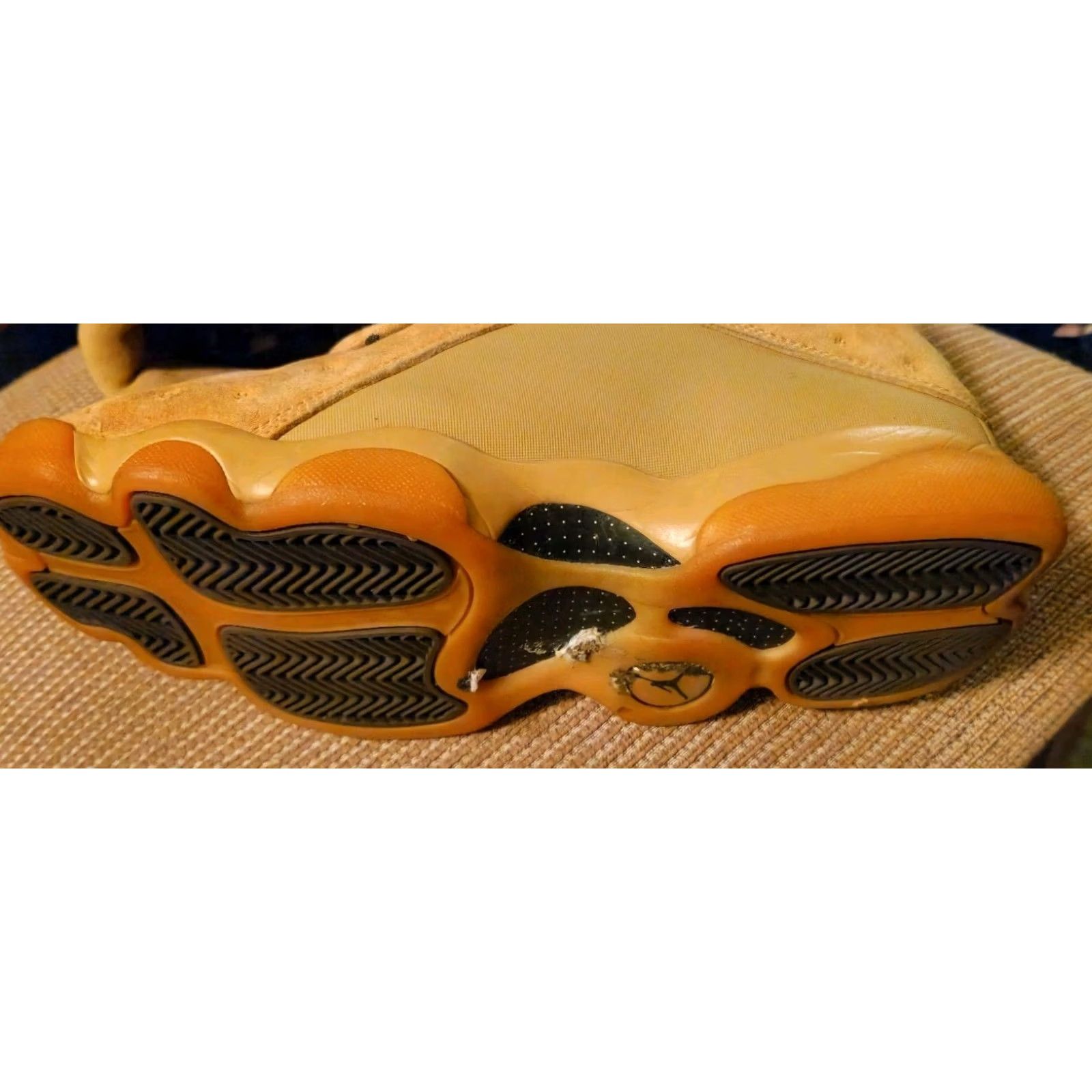 Jordan Brand Air Jordan 13 Retro Wheat Sneaker Mens 8.5 Brown Nubuck 2017 AA1233-700 Size US 8 / EU 41 - 4 Thumbnail