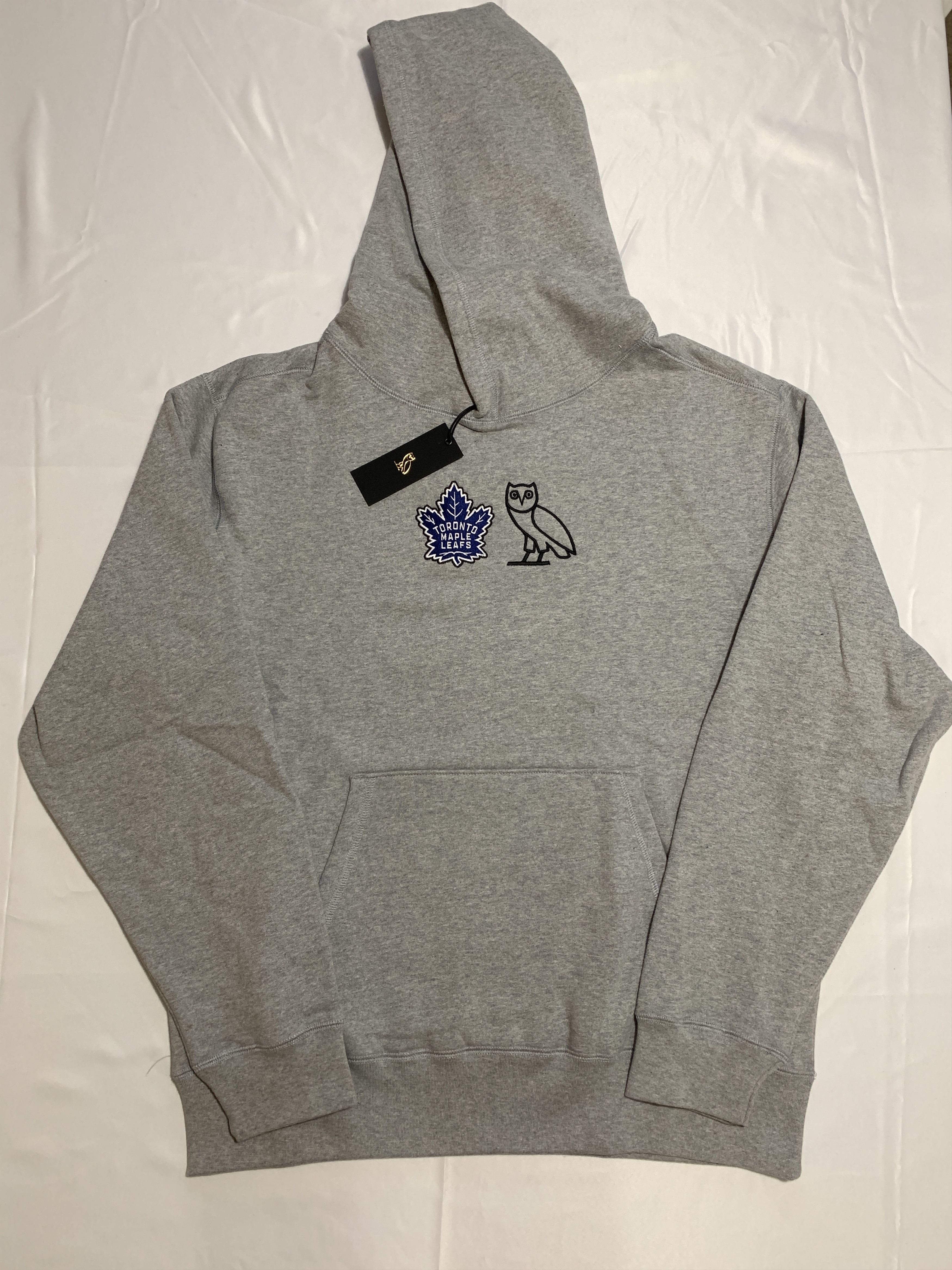 Drake OVOx NHL x TORONTO MAPLE LEAFS CLASSIC OWL HOODIE - GREY Size US XL / EU 56 / 4 - 3 Thumbnail