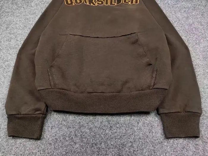 Quiksilver Vintage 90's Quiksilver Brown Big Logo Faded Boxy Hoodie Size US L / EU 52-54 / 3 - 6 Thumbnail