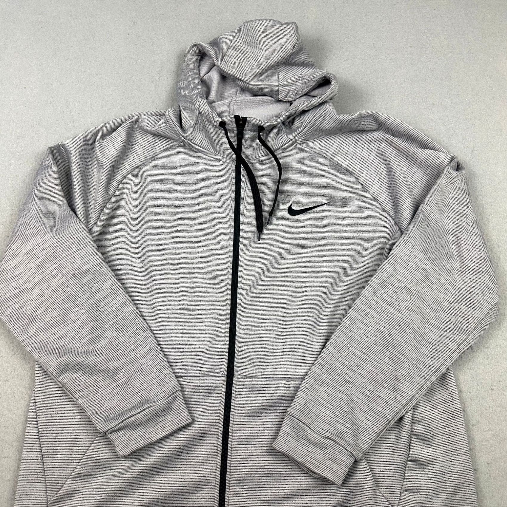 Nike Nike Hoodie Men 2XL Gray Dri-FIT Training Full Zip Swoosh XXL Size US XXL / EU 58 / 5 - 2 Thumbnail