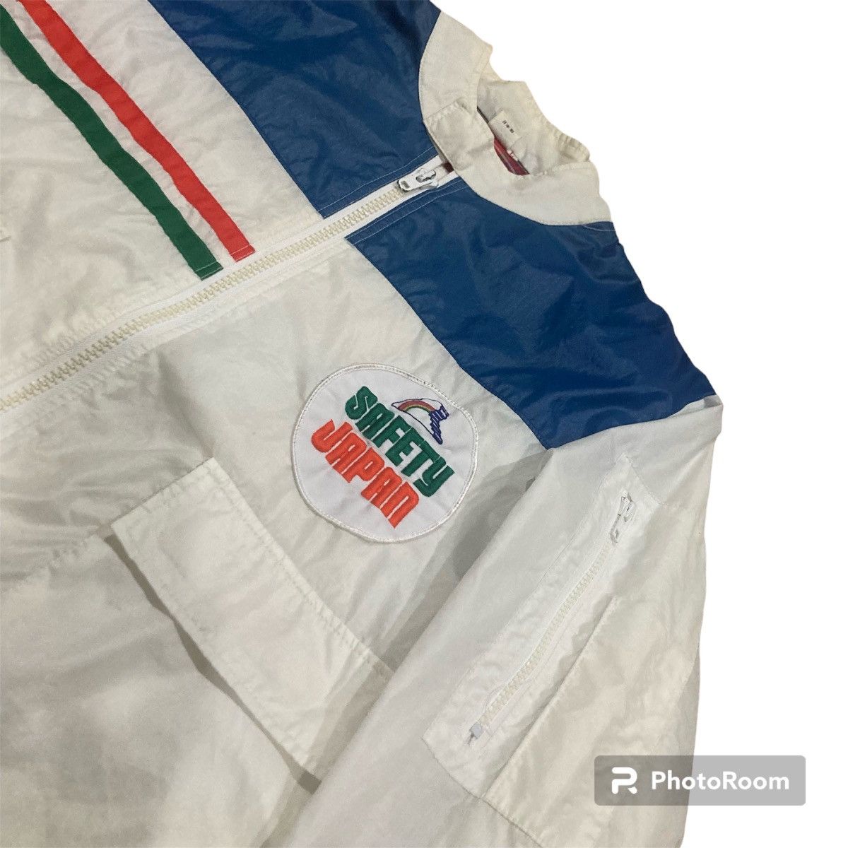 Honda × Vintage VINTAGE HONDA SAFETY RECORD WINDBREAKER JACKET Size US L / EU 52-54 / 3 - 4 Thumbnail