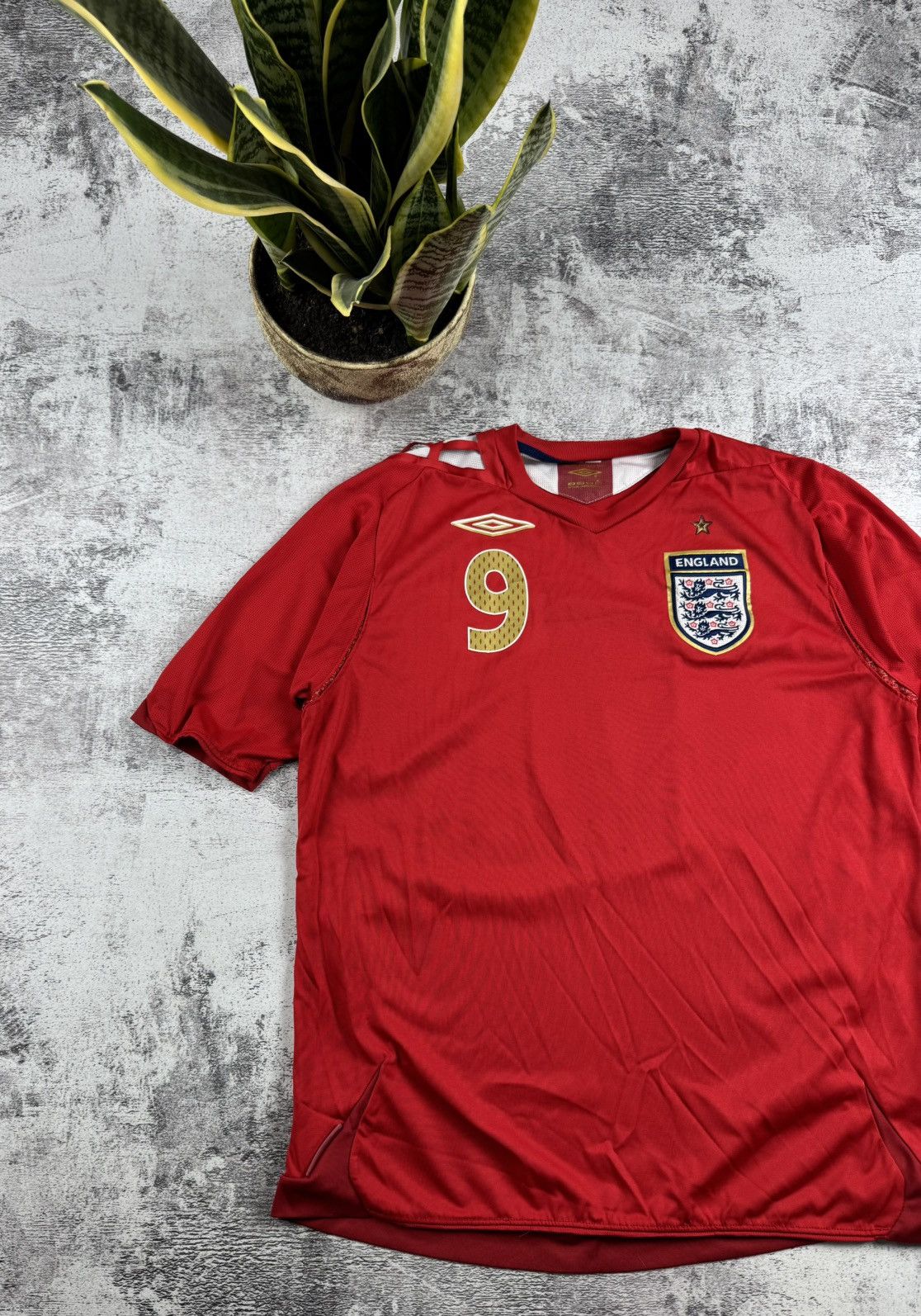Umbro Vintage Umbro England 2006/2008 Wayne Rooney Shirt Jersey Size US L / EU 52-54 / 3 - 4 Thumbnail