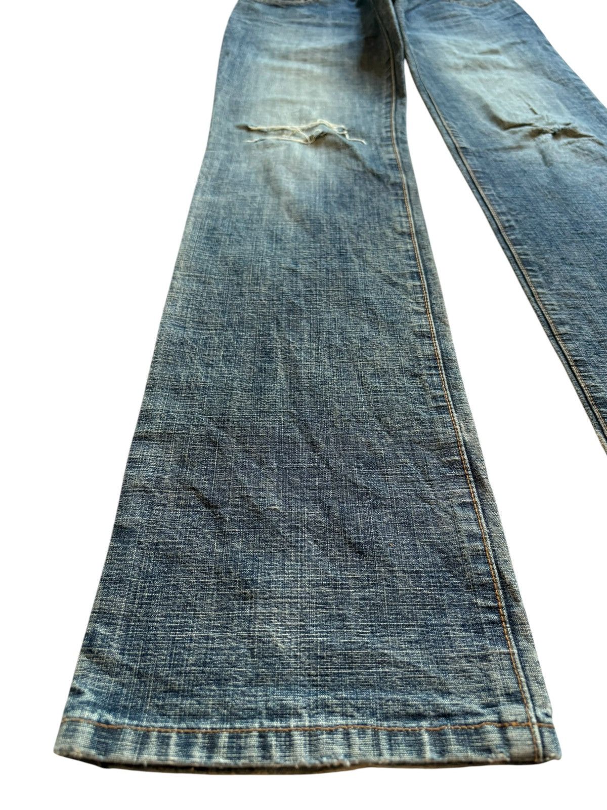 Japanese Brand × Morgan Homme Vintage Japanese Morgan Homme Mud Wash Distressed Jeans Size US 31 - 6 Thumbnail
