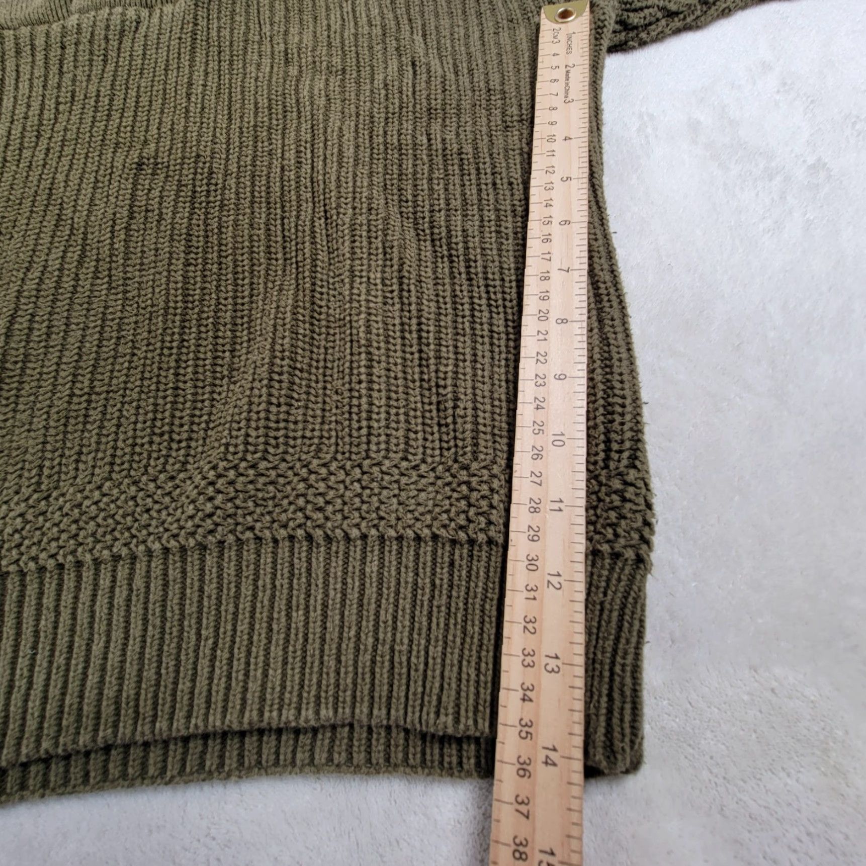 Eddie Bauer VINTAGE Eddie Bauer Fisherman Sweater Men M Green Cable-Knit Pullover 90s Size US M / EU 48-50 / 2 - 5 Thumbnail
