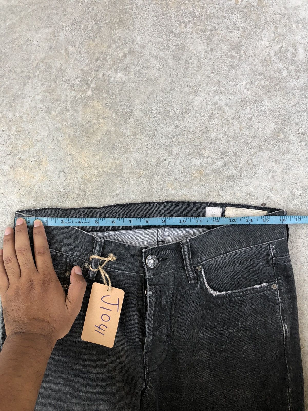 Allsaints Allsaints Distressed Denim Skinny Jeans Size US 31 - 24 Thumbnail