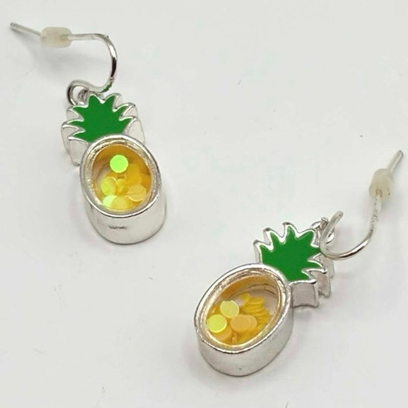 Other Yellow Pineapple Earrings Size ONE SIZE - 3 Thumbnail