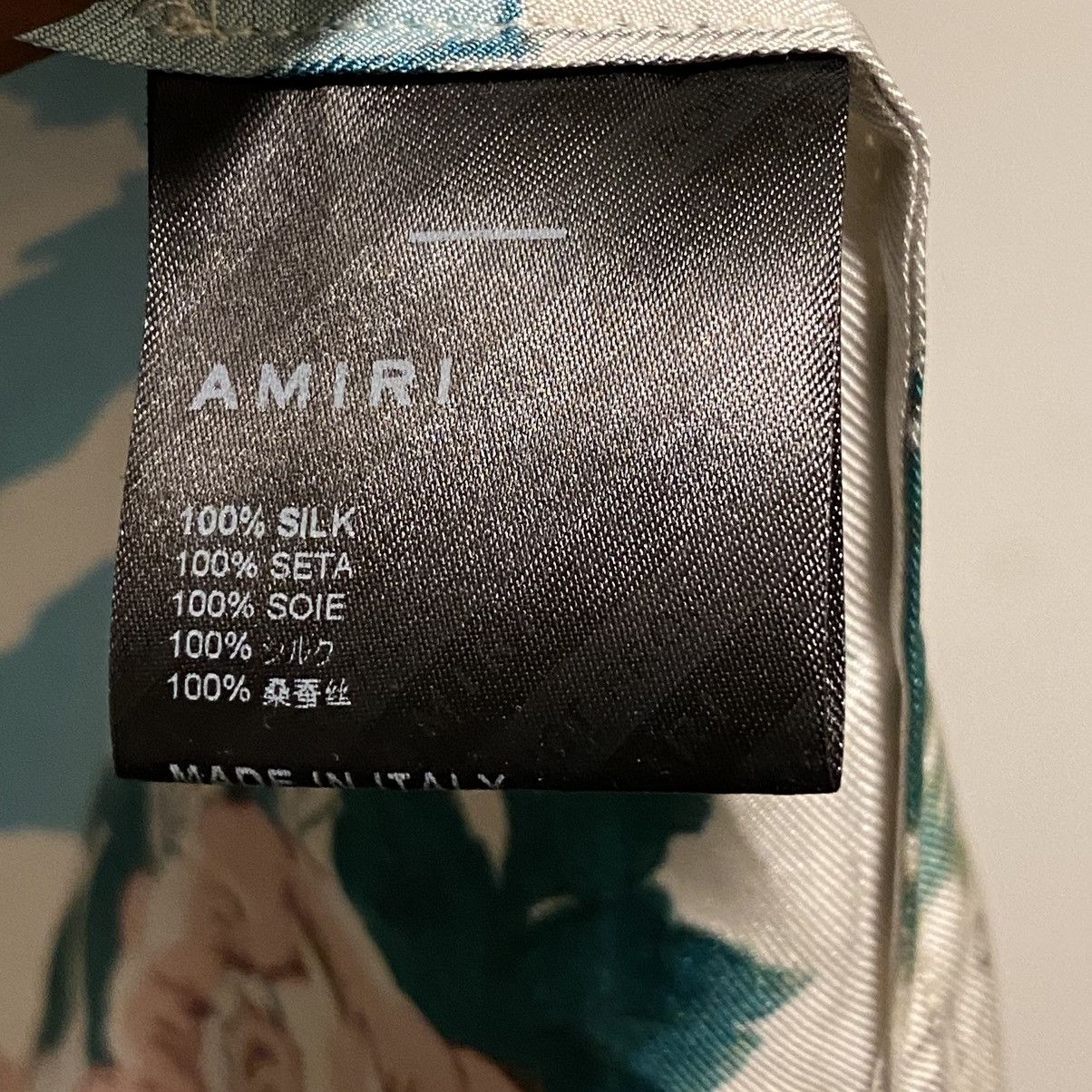 Amiri Amiri Silk California Bowling Shirt Size US L / EU 52-54 / 3 - 6 Thumbnail