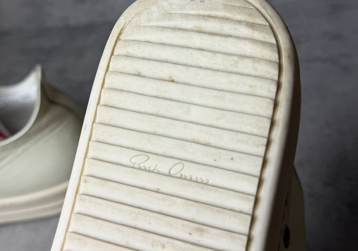 Rick Owens RICK OWENS - RAMONES TRIPLE MILK LOW TOP Size US 10 / EU 43 - 9 Thumbnail