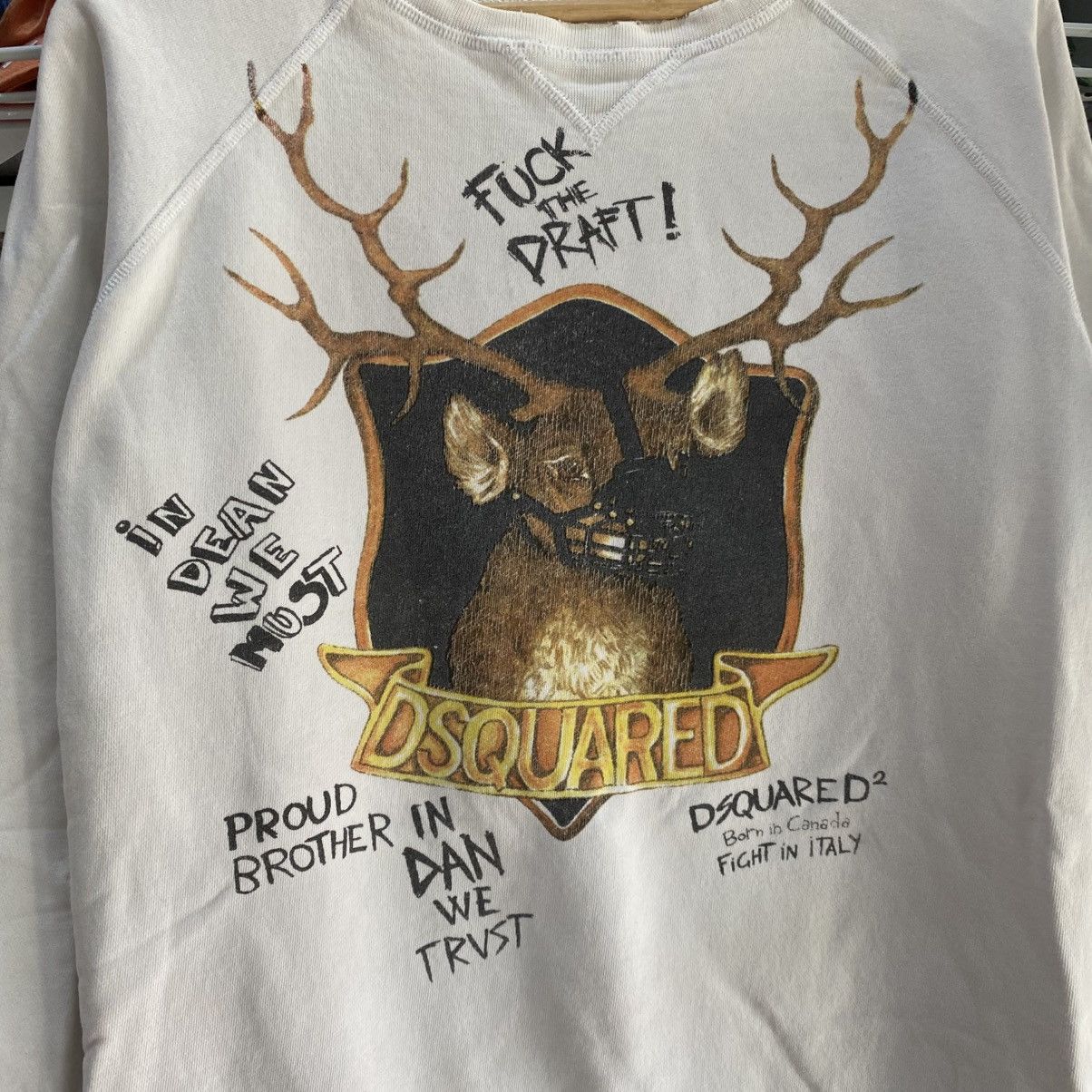 Dsquared2 Dsquared Distressed Design Sweatshirt Size US XL / EU 56 / 4 - 5 Thumbnail