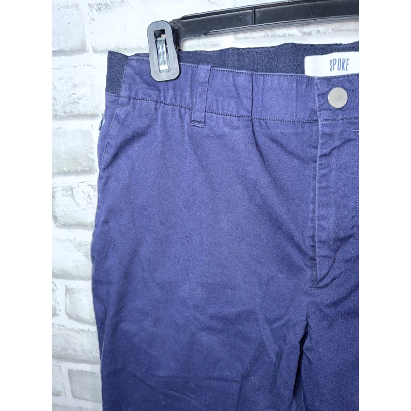 Vintage Spoke Condors Stretch Trousers Mens 32 x 29.5 Purple Cotton Blend Size US 32 / EU 48 - 3 Thumbnail