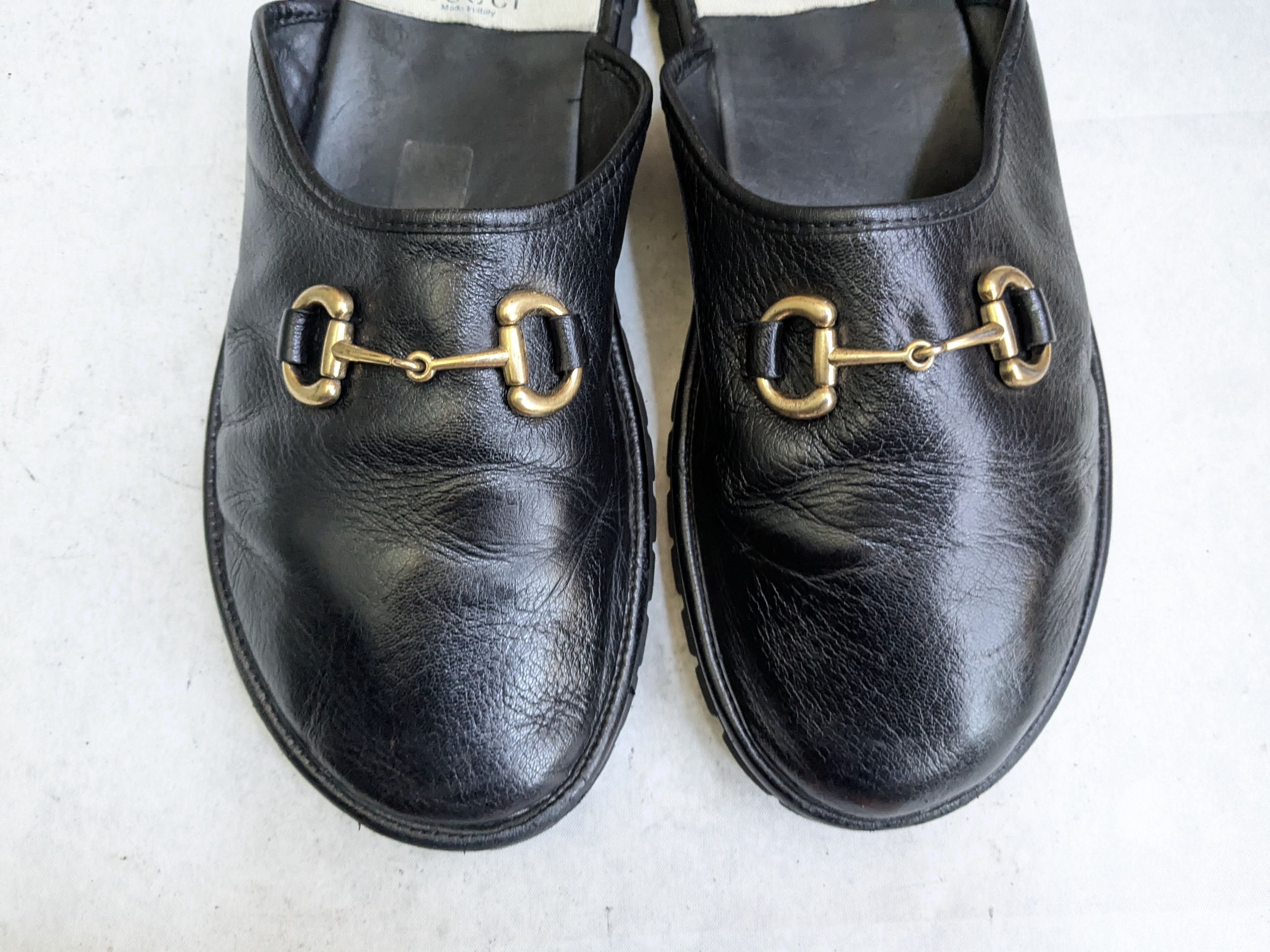 Gucci Gucci Horsebit Loafers Black 12 Leather Slip Ons Size US 12 / EU 45 - 5 Thumbnail