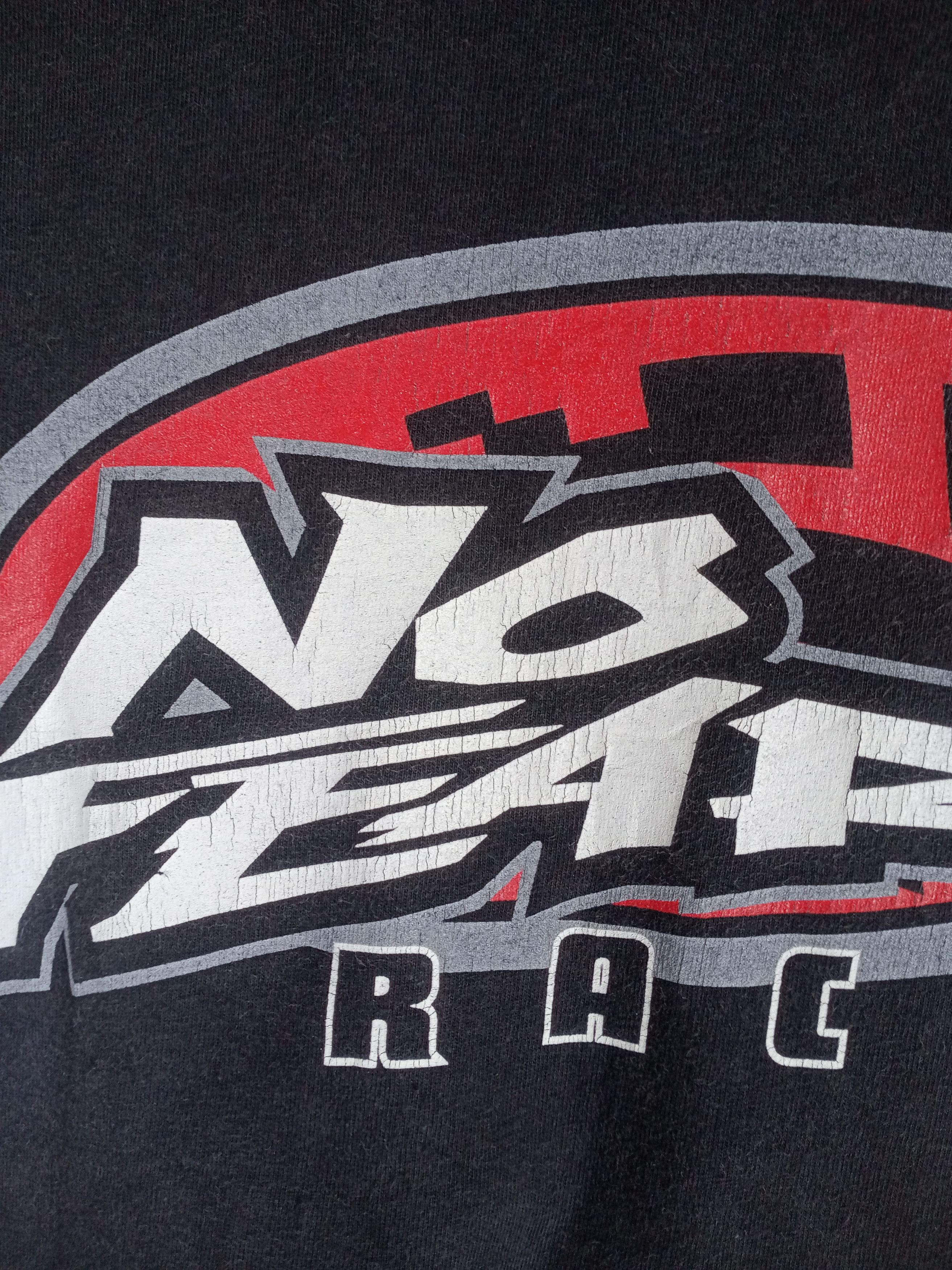 No Fear Rare Vintage 90s No Fear Racing Big Logo Tshirt Size US M / EU 48-50 / 2 - 3 Thumbnail
