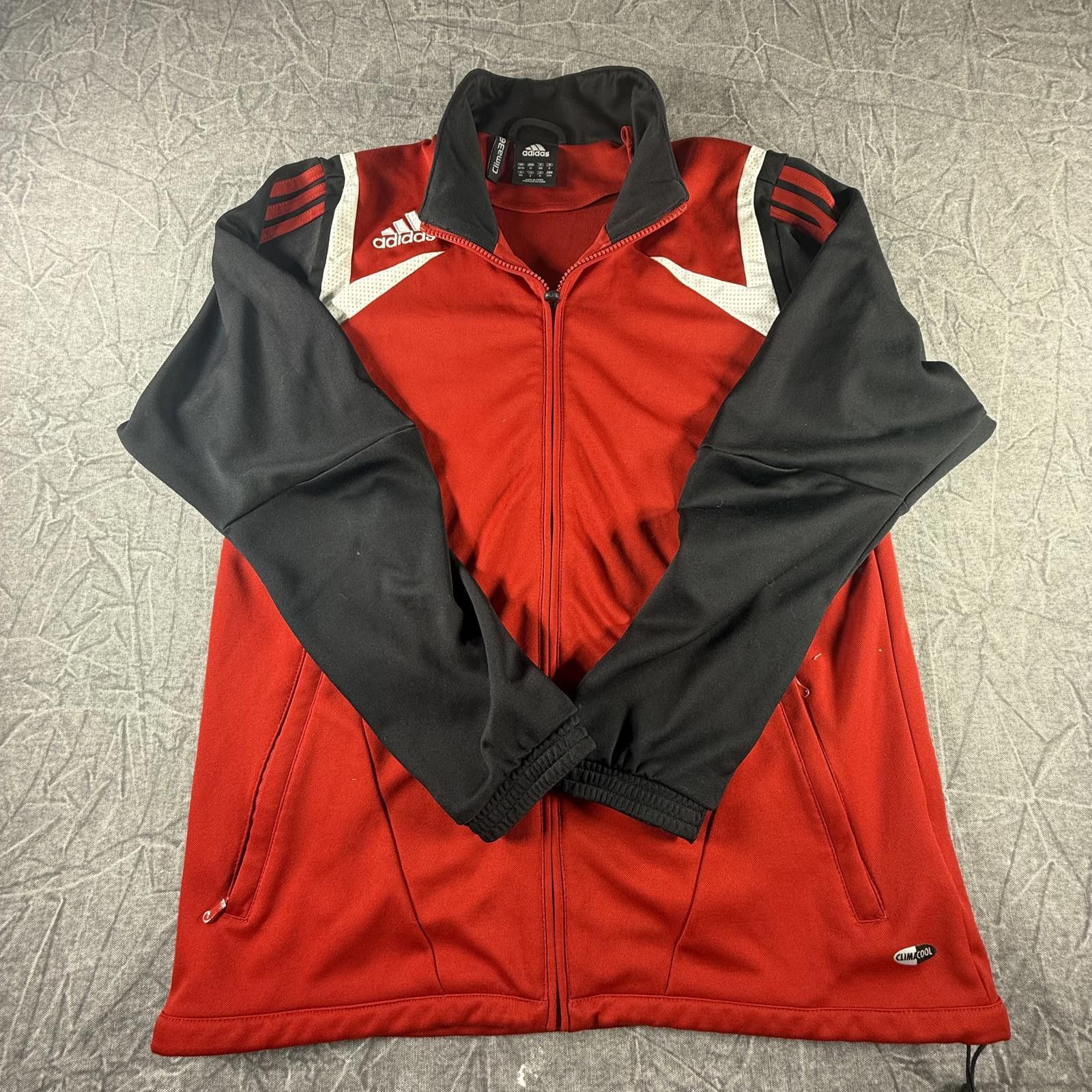 Adidas Adidas Jacket Men's M Red Vintage 90s Clima365 Size US M / EU 48-50 / 2 - 1 Thumbnail