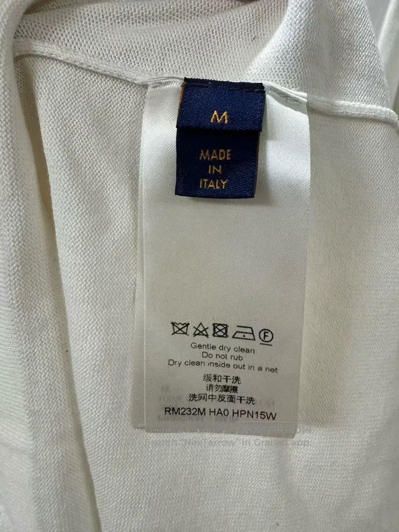 Louis Vuitton Louis Vuitton White blue orange logo knitted short sleeve Size US M / EU 48-50 / 2 - 4 Thumbnail