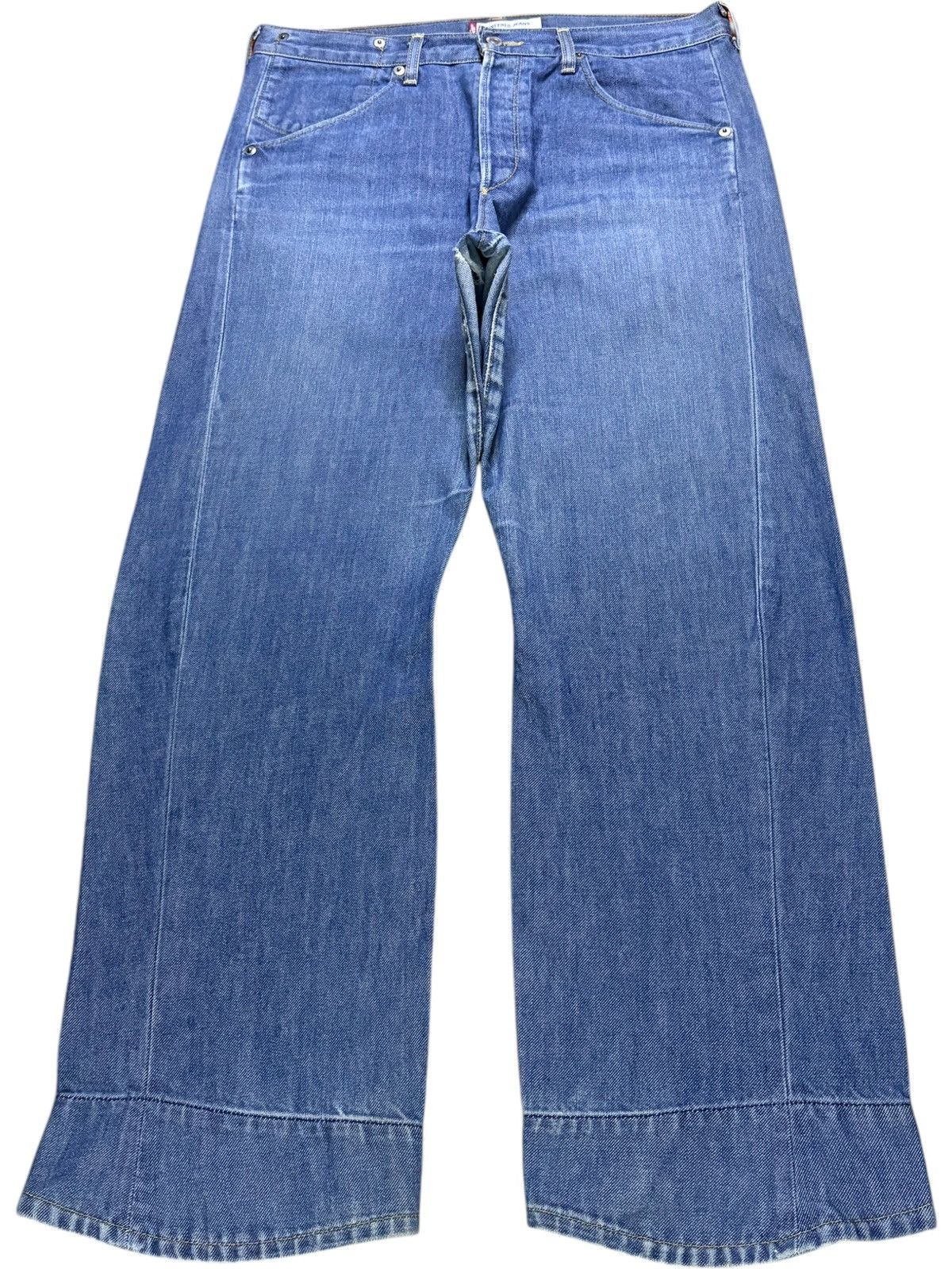 Levi's Vintage 90s Levis Engineered Faded Wash Distress Baggy Jean Size US 34 / EU 50 - 1 Thumbnail